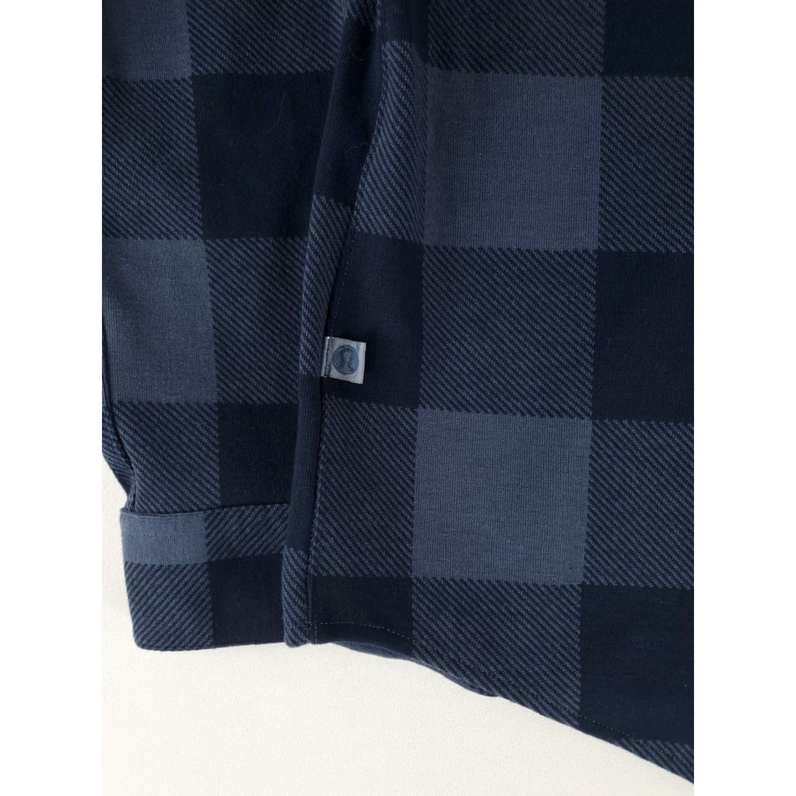 Lululemon Lululemon Soft Knit Overshirt Buffalo Check Blue Plaid Long Sleeve Mens M NWT Shirt Size US M / EU 48-50 / 2 - 8 Thumbnail