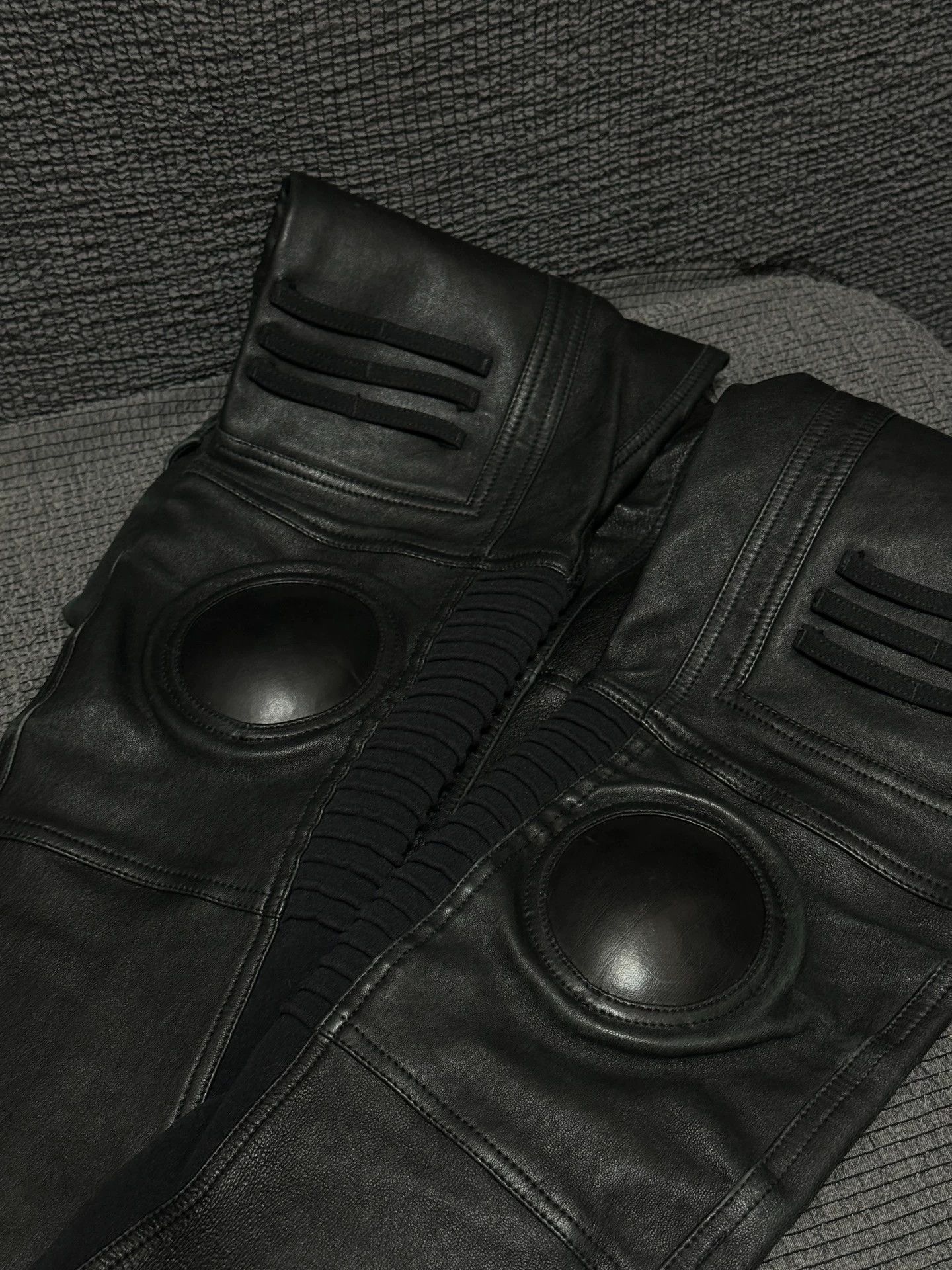 Rick Owens rick owens leather pants Size US 40 / EU 56 - 5 Thumbnail