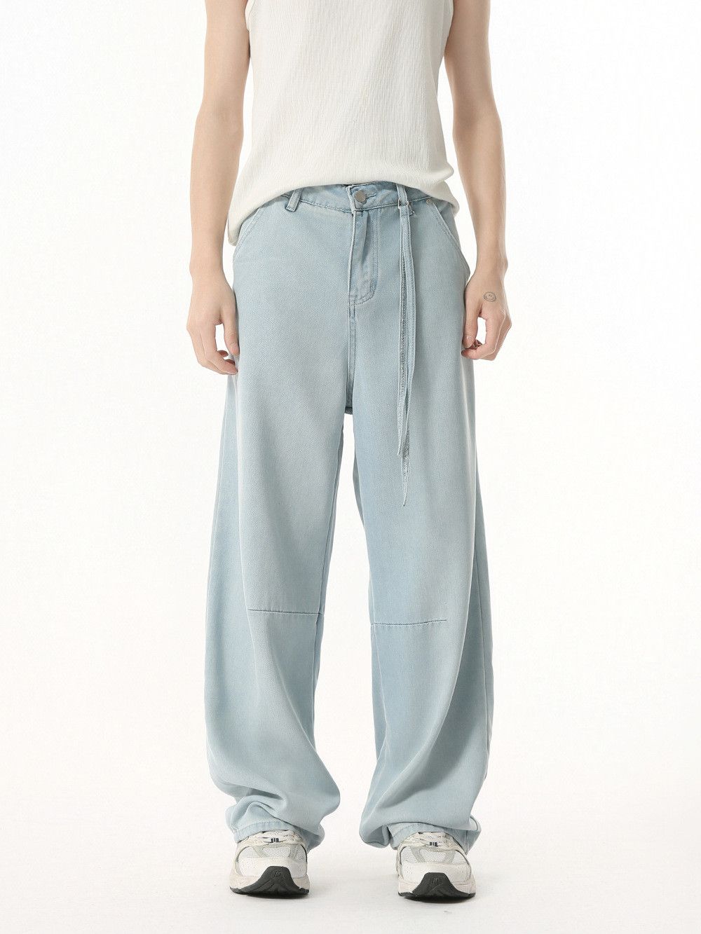 Vintage Men's Japanese Retro Cleanfit Straight Leg Jeans Size US 32 / EU 48 - 1 Thumbnail