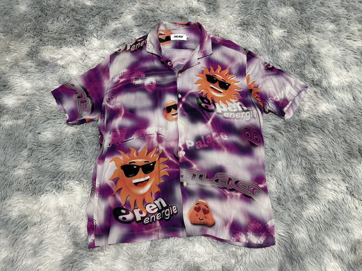 Palace 🔥Rare Palace Rayon Shirt Open Energy Size US L / EU 52-54 / 3 - 1 Thumbnail