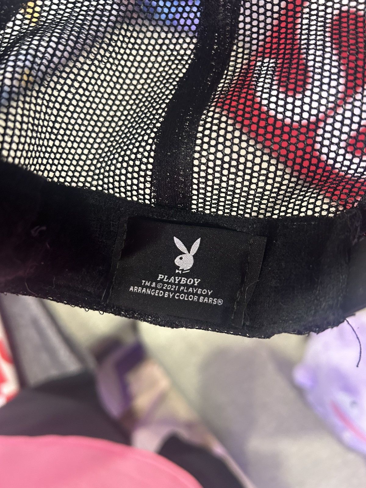 Playboy Playboy Club Anime Cards Trucker Hat Size ONE SIZE - 3 Thumbnail