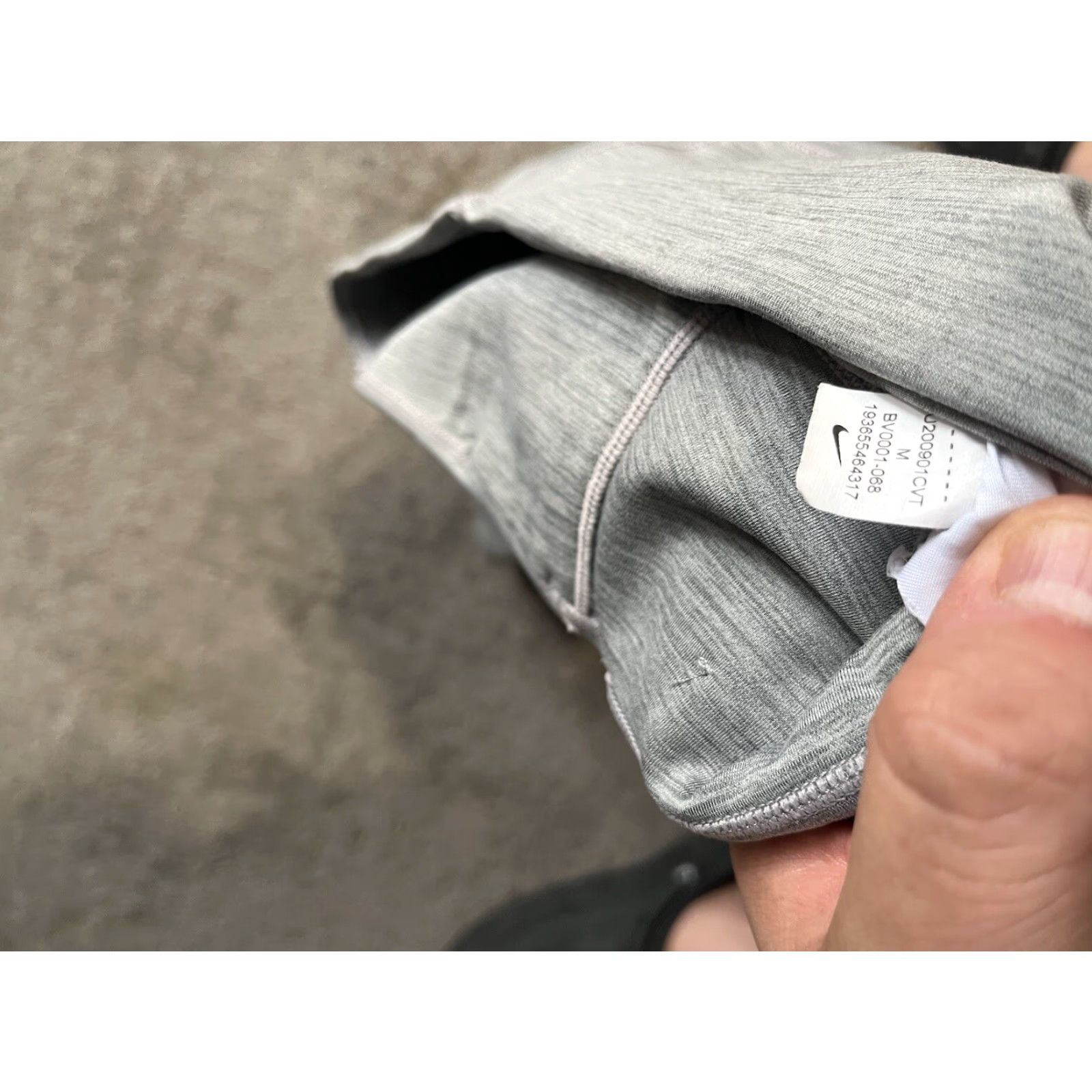 Nike Nike Women's Medium Gray All In Crop Tight Leggings Yoga Activewear BV0001 Size 32" / US 10 / IT 46 - 5 Thumbnail