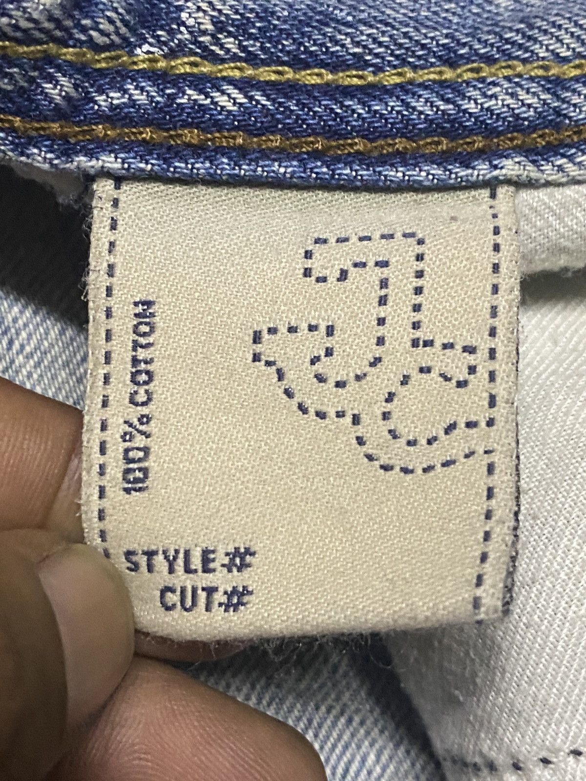 Tornado Mart Vintage Japanese Brand JC Studded Embroidered Cross Flare Size US 30 / EU 46 - 23 Thumbnail