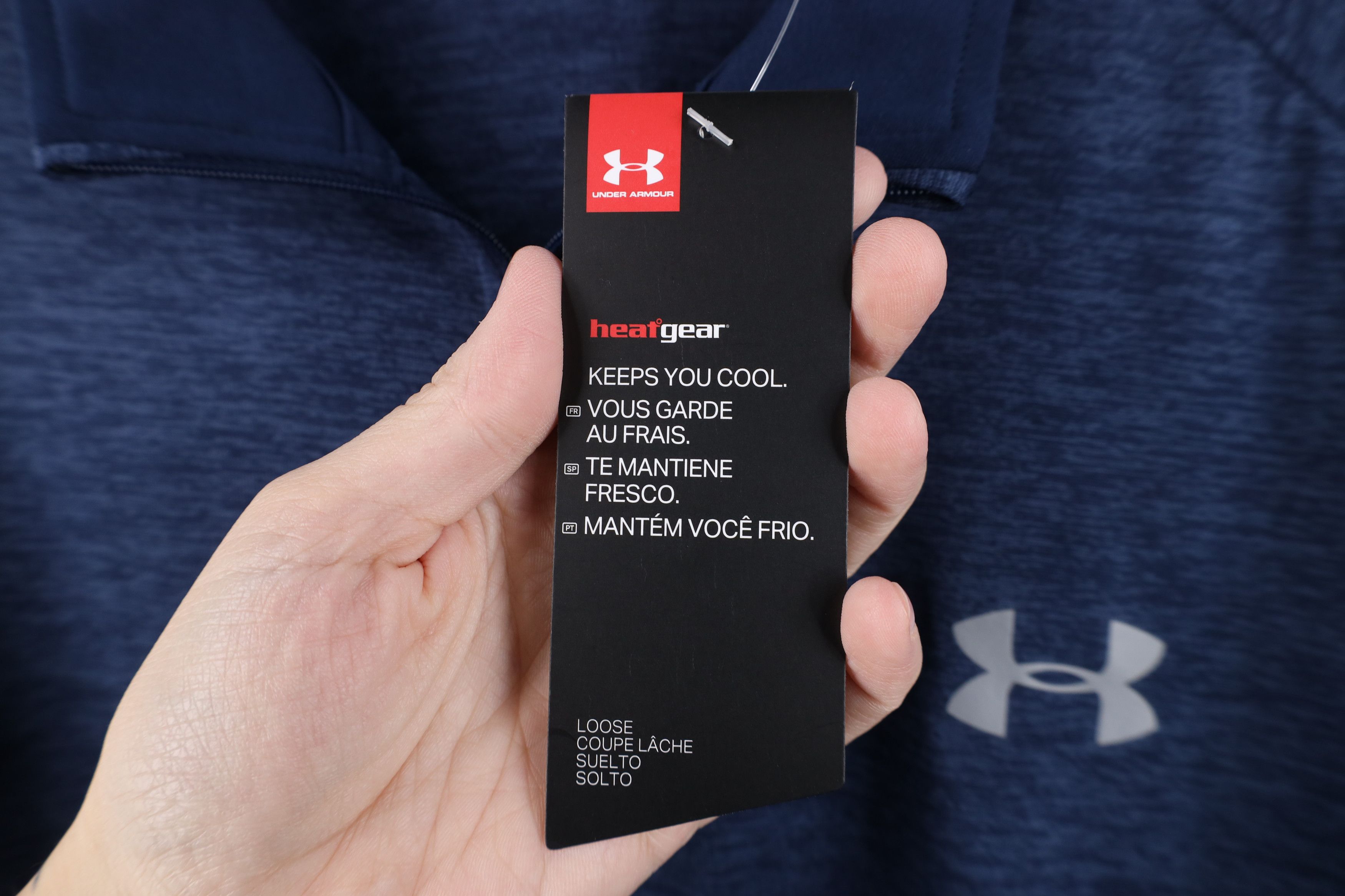 Under Armour New Under Armour HeatGear Half Zip Pullover Jacket Top Blue Size US XL / EU 56 / 4 - 5 Thumbnail