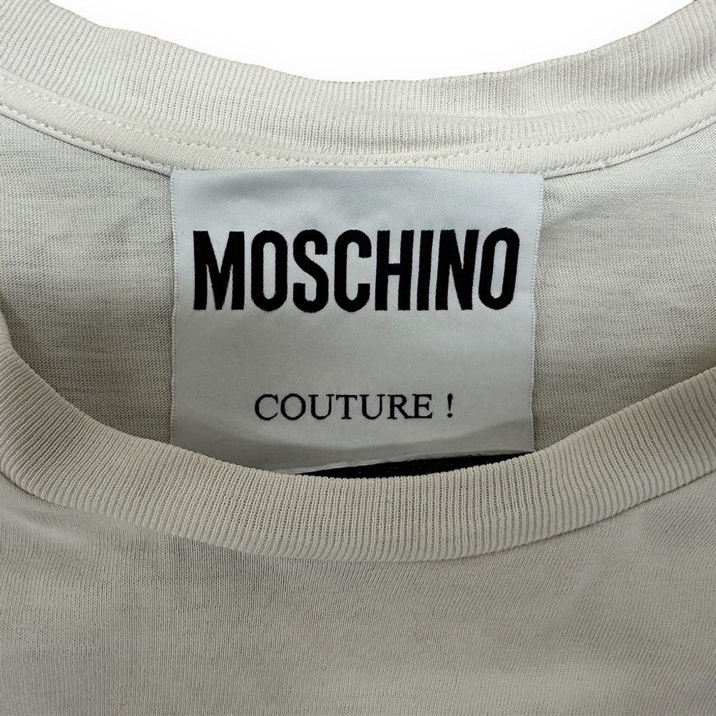 Moschino Moschino Couture - 'Couture is an Attitude' Oversized Tee Size S / US 4 / IT 40 - 5 Thumbnail