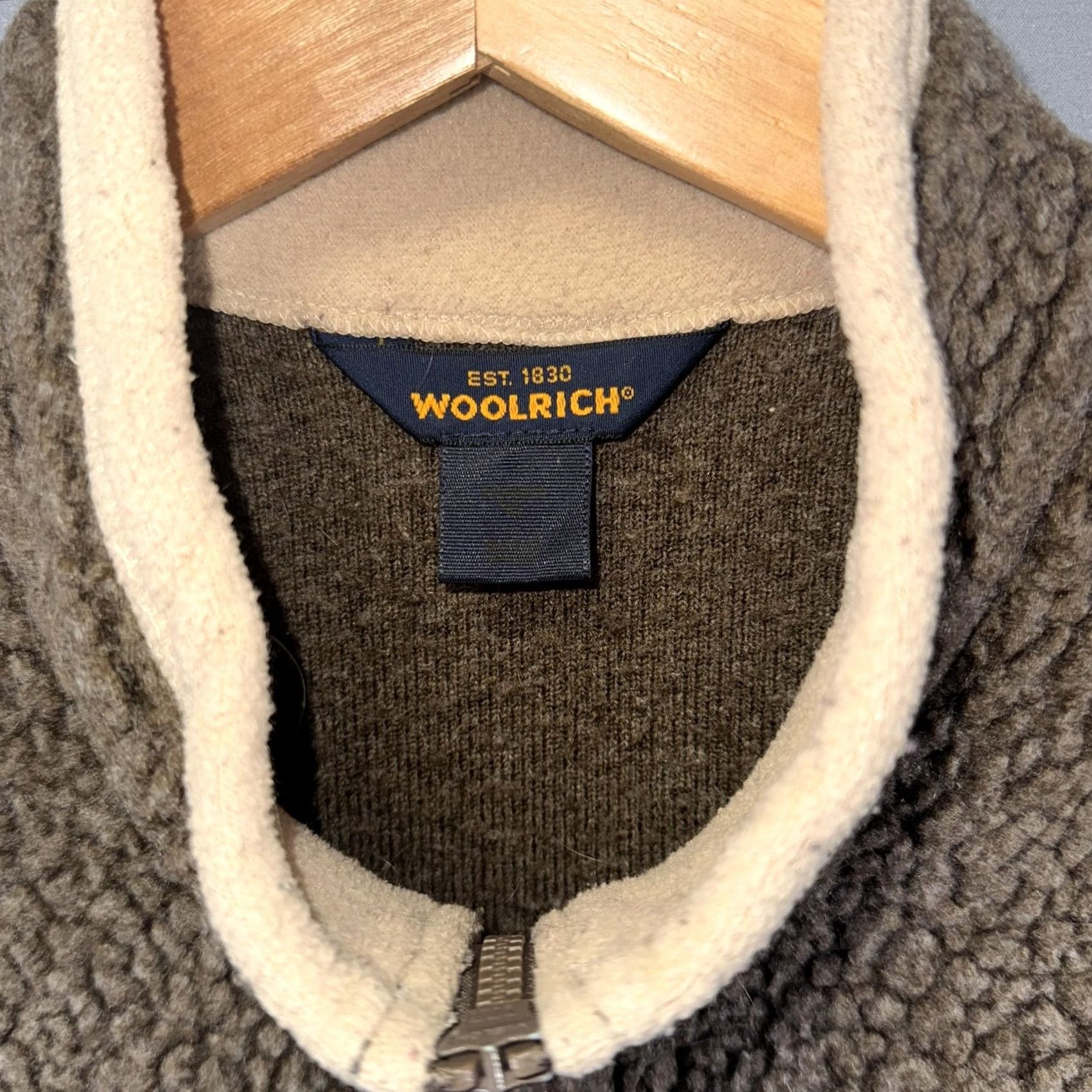 Vintage Woolrich Vest Womens Medium Brown Chocolate Sherpa Fleece Zip Up Outdoor Lined Size M / US 6-8 / IT 42-44 - 3 Thumbnail