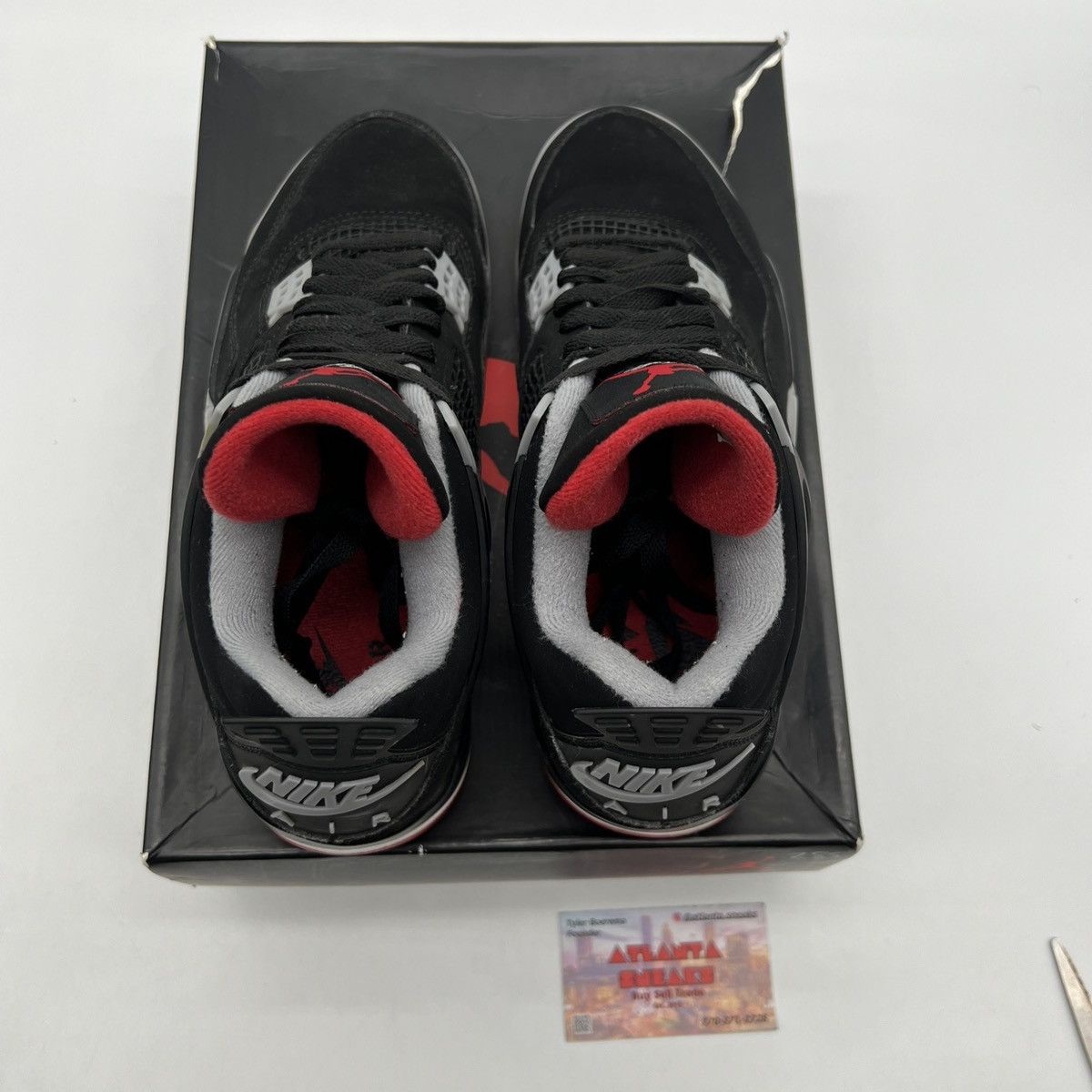 Jordan Brand Air Jordan 4 bred Size US 7.5 / EU 40-41 - 7 Thumbnail