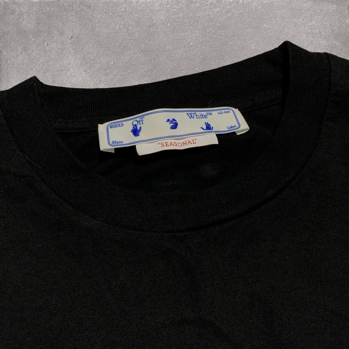 Off-White Off White Medium Blurred Arrows Black Tee Virgil Abloh Size US M / EU 48-50 / 2 - 4 Thumbnail