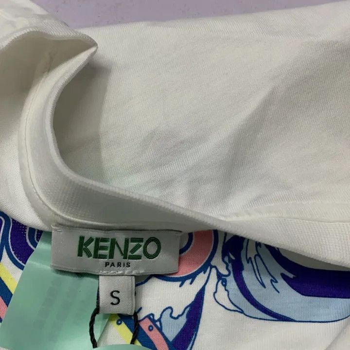 Kenzo Kenzo Women's Short Sleeve Letter Stripe T-Shirt -2507 Size S / US 4 / IT 40 - 4 Thumbnail