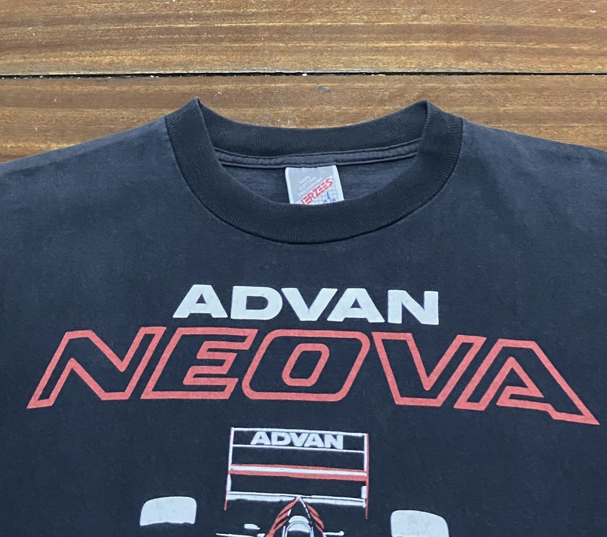 Vintage Very Rare Vintage Brand Advan Formula One T-shirt 1990s Size US L / EU 52-54 / 3 - 3 Thumbnail