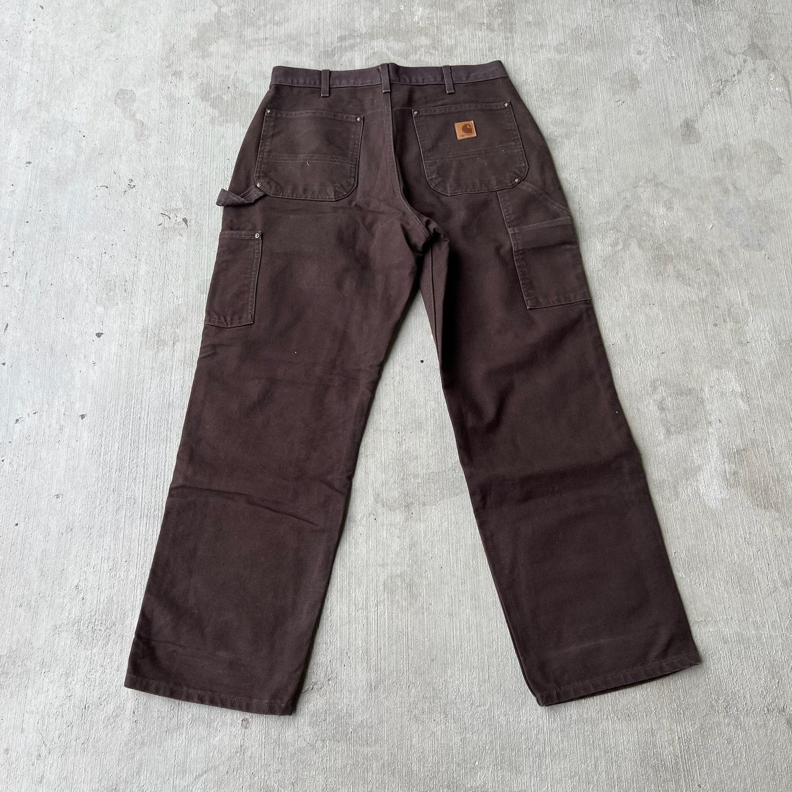 Carhartt × Vintage Carhartt brown double knee work wear carpenter pants Size US 32 / EU 48 - 5 Thumbnail