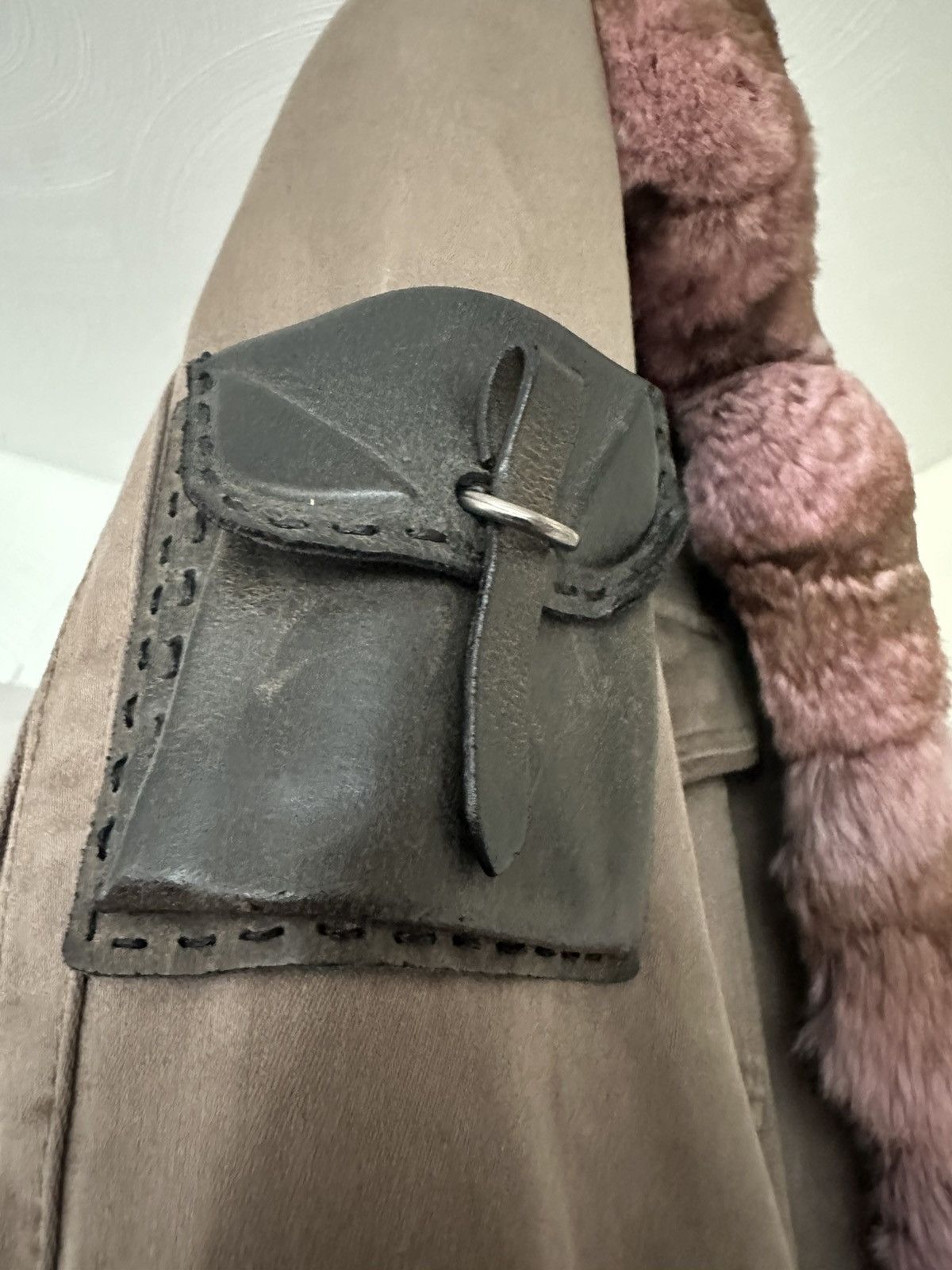 Ermanno Scervino Archive Ermanno Scervino Fall 2004 Chinchilla Cargo Jacket Size M / US 6-8 / IT 42-44 - 5 Thumbnail