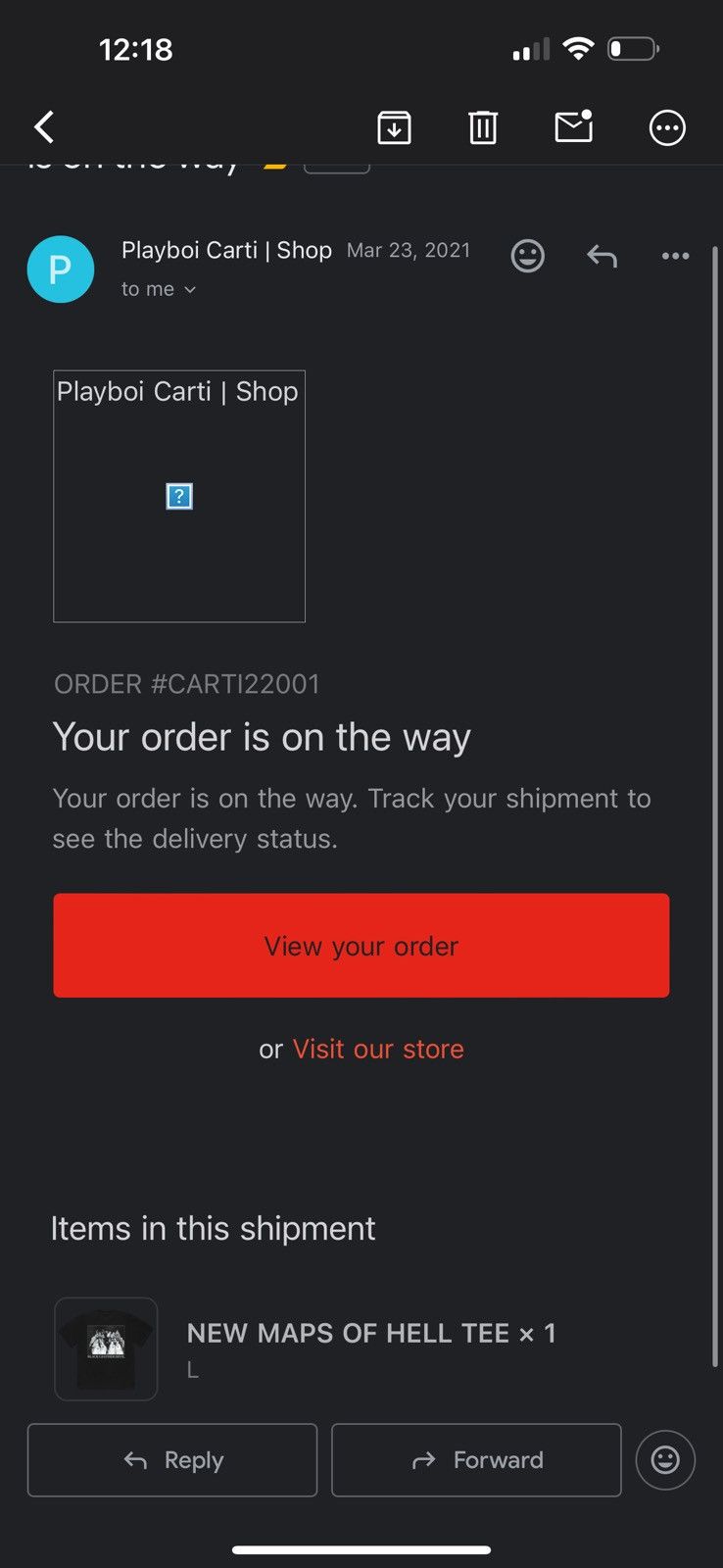 Playboi Carti Playboi Carti L Size US L / EU 52-54 / 3 - 6 Thumbnail