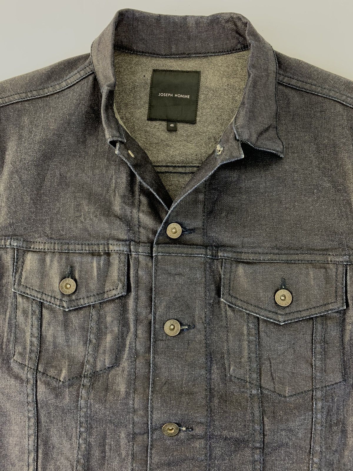 JOSEPH HOMME Hype Joseph Homme Indigo Denim Jacket Western Trucker Size US M / EU 48-50 / 2 - 3 Thumbnail