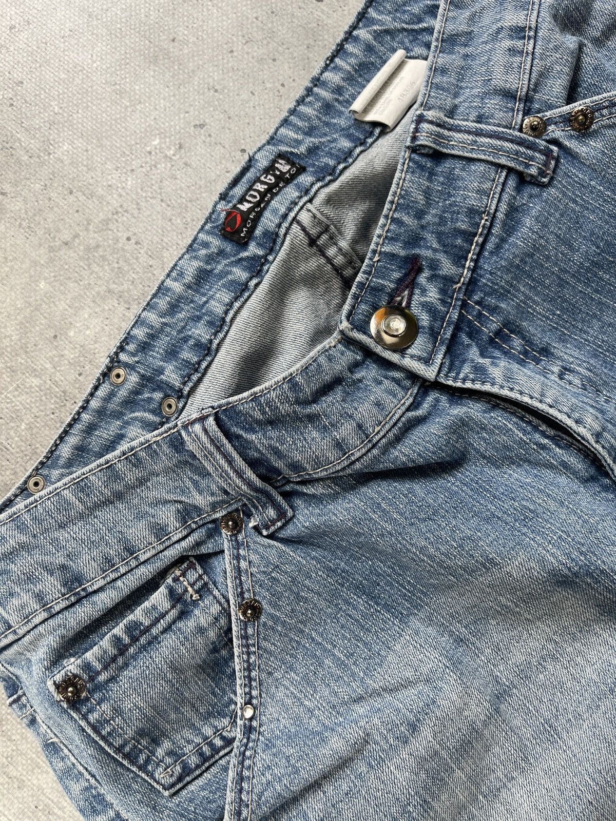 Jean punk grunge washed faded y2k bootcut jeans Size US 34 / EU 50 - 14 Thumbnail