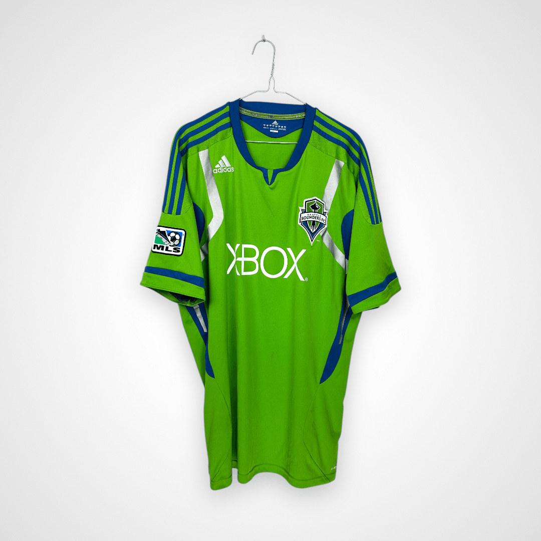 Adidas Seattle Sounders FC 2011/12 Home [XL] Football Soccer Jersey Size US XL / EU 56 / 4 - 1 Thumbnail