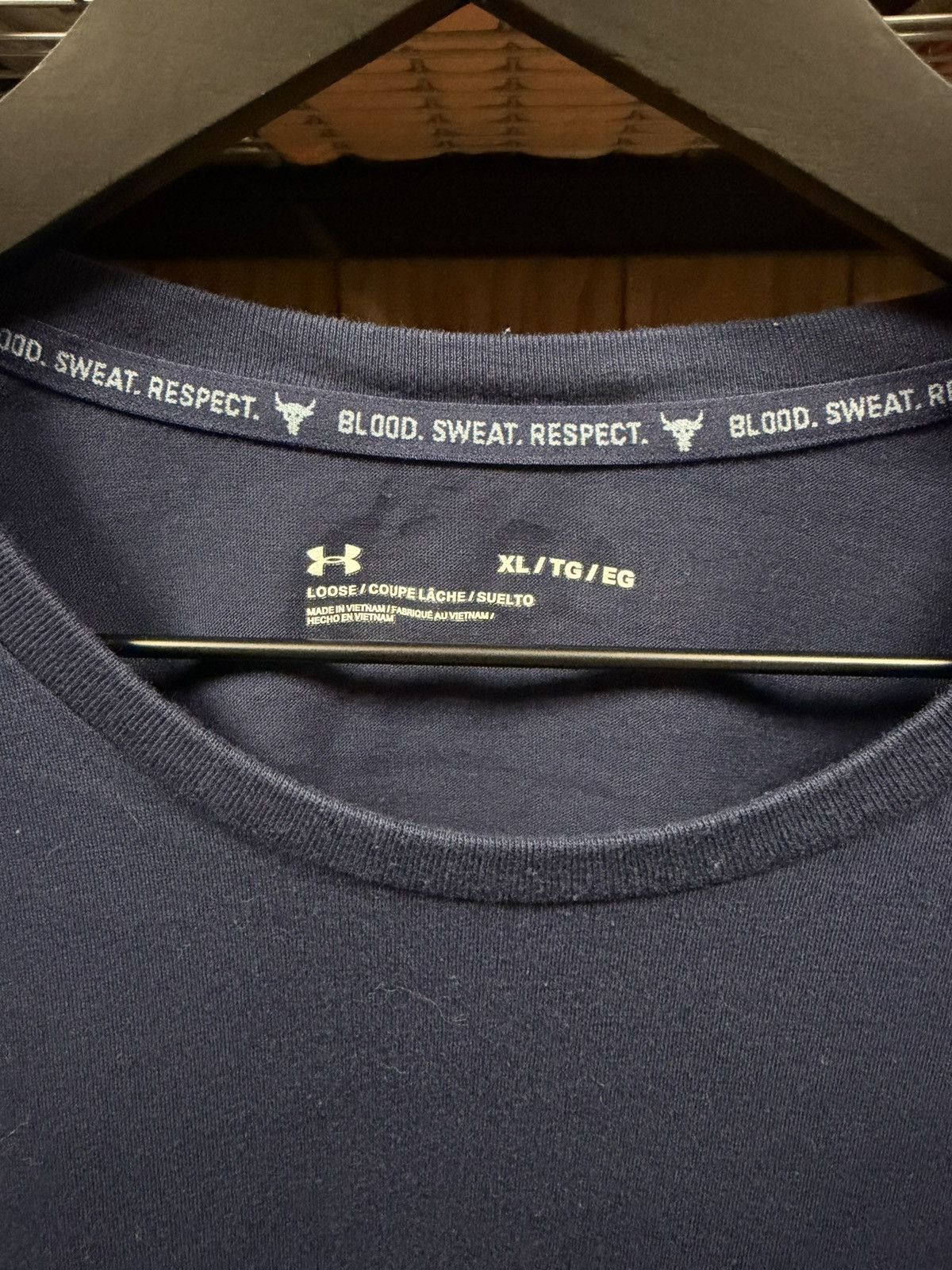 Under Armour Under Armour Dwayne Tee Blood Sweat Respect XL Project Rock Size US XL / EU 56 / 4 - 3 Thumbnail