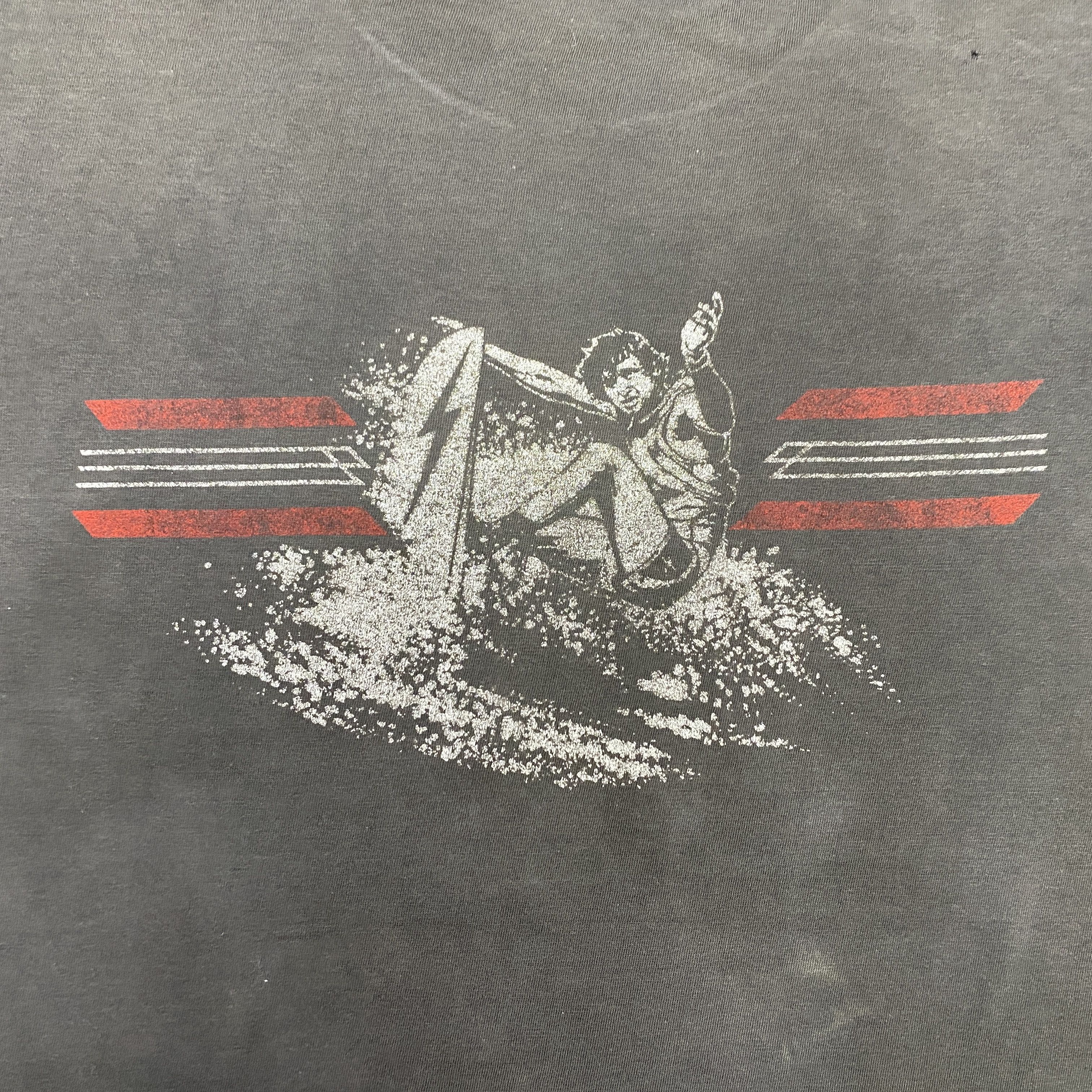 Lightning Bolt Vtg LIGHTNING BOLT DISTRESSED Surfboard Tee Shirt Surf Size US L / EU 52-54 / 3 - 14 Thumbnail