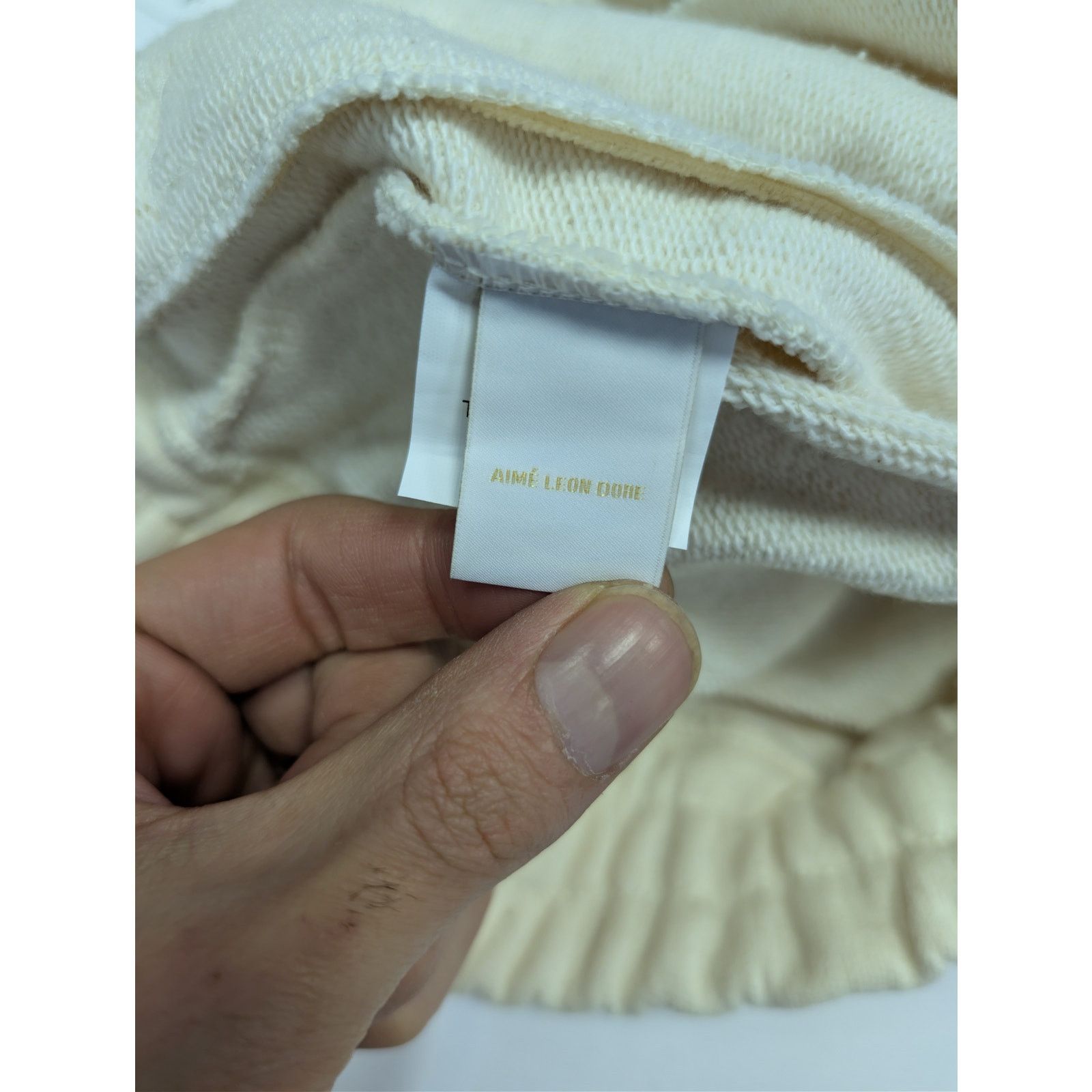Aime Leon Dore o1rshd1 Trouser Sweatpants / Joggers in Beige Size US 36 / EU 52 - 17 Thumbnail