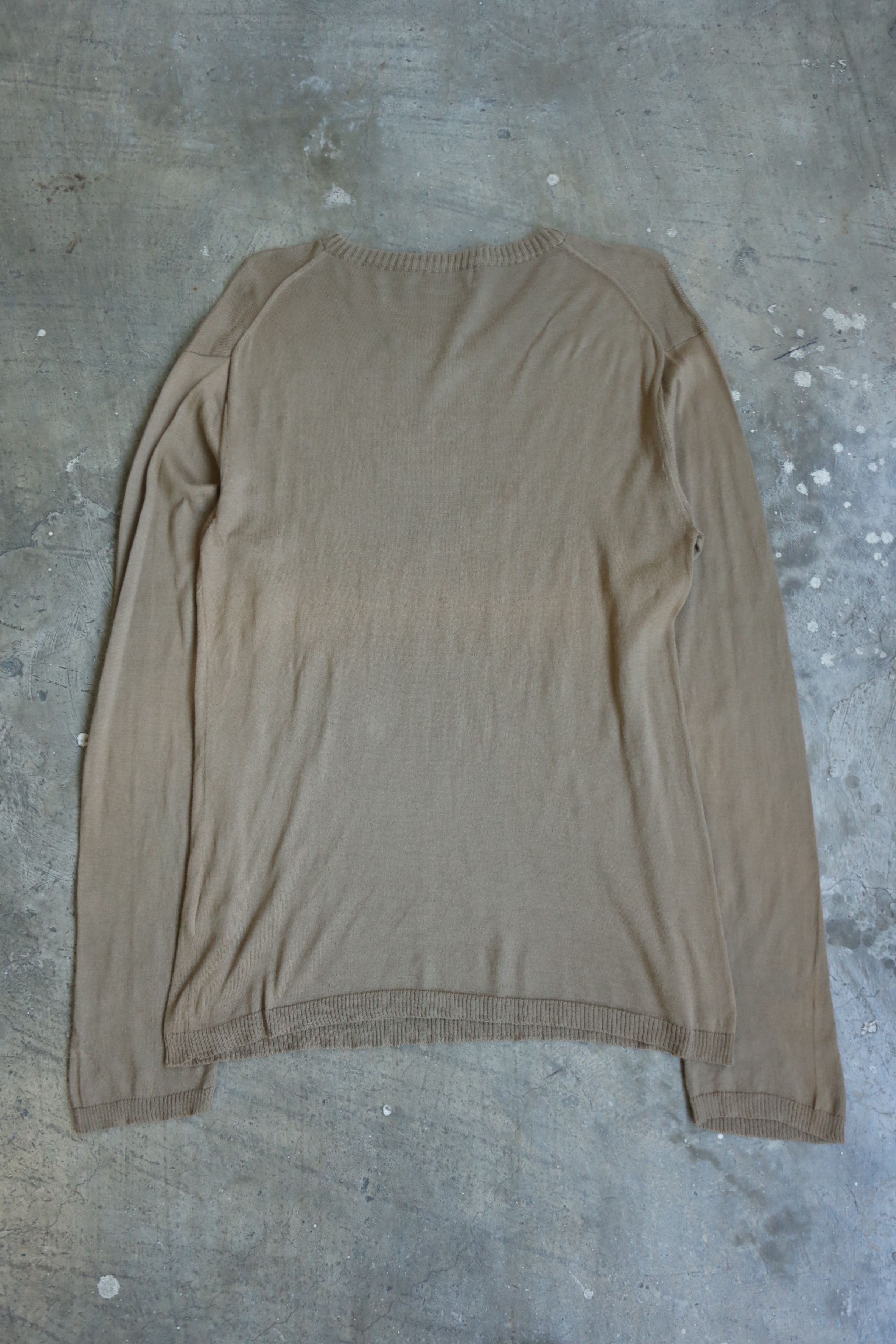 Yohji Yamamoto Yohji Yamamoto - S/S 05 - Lady V-Neck Knit Sweater Size US L / EU 52-54 / 3 - 2 Thumbnail