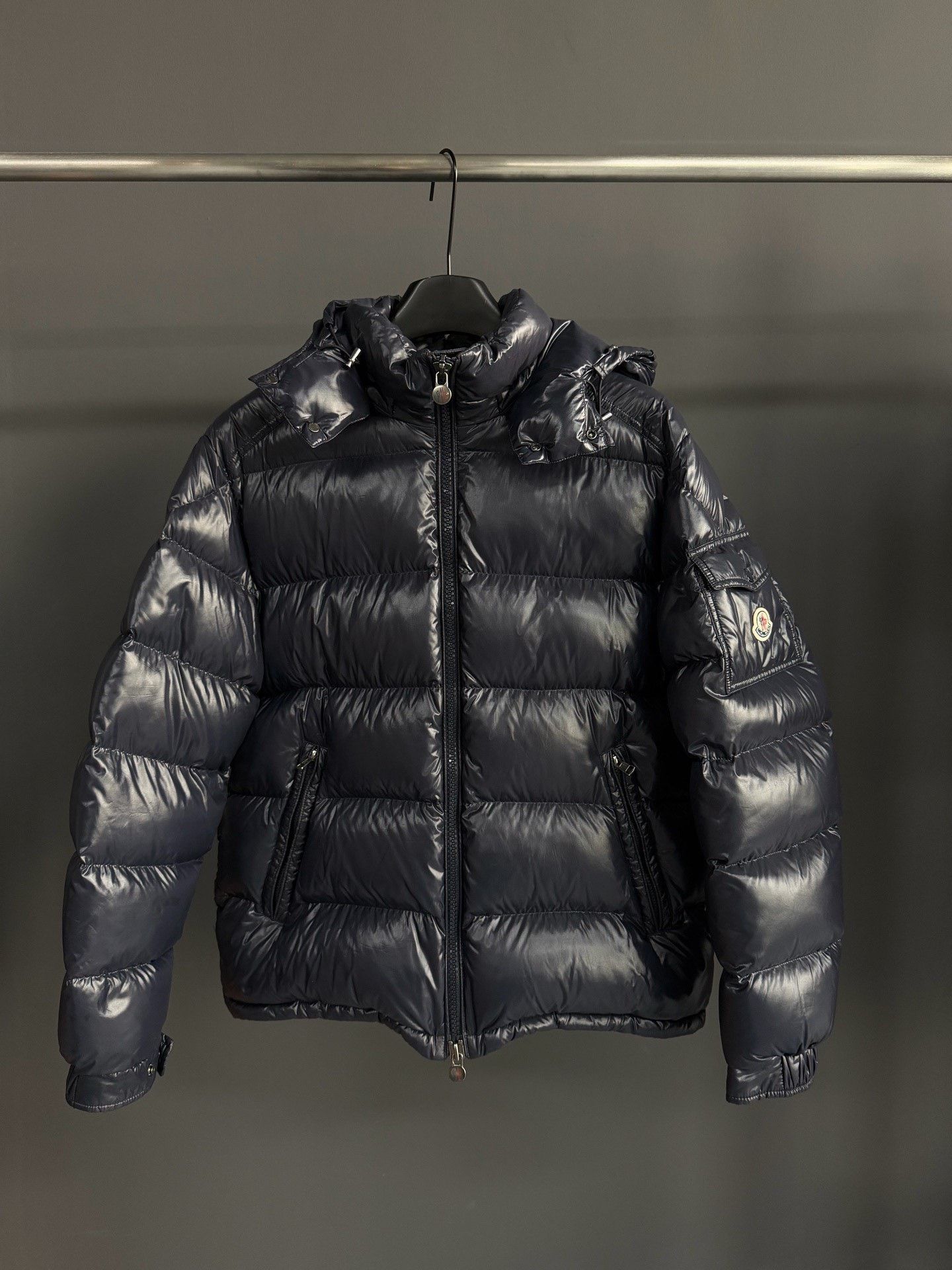 Moncler Moncler Blue Heavy Coat 6 Men Size US XS / EU 42 / 0 - 1 Thumbnail