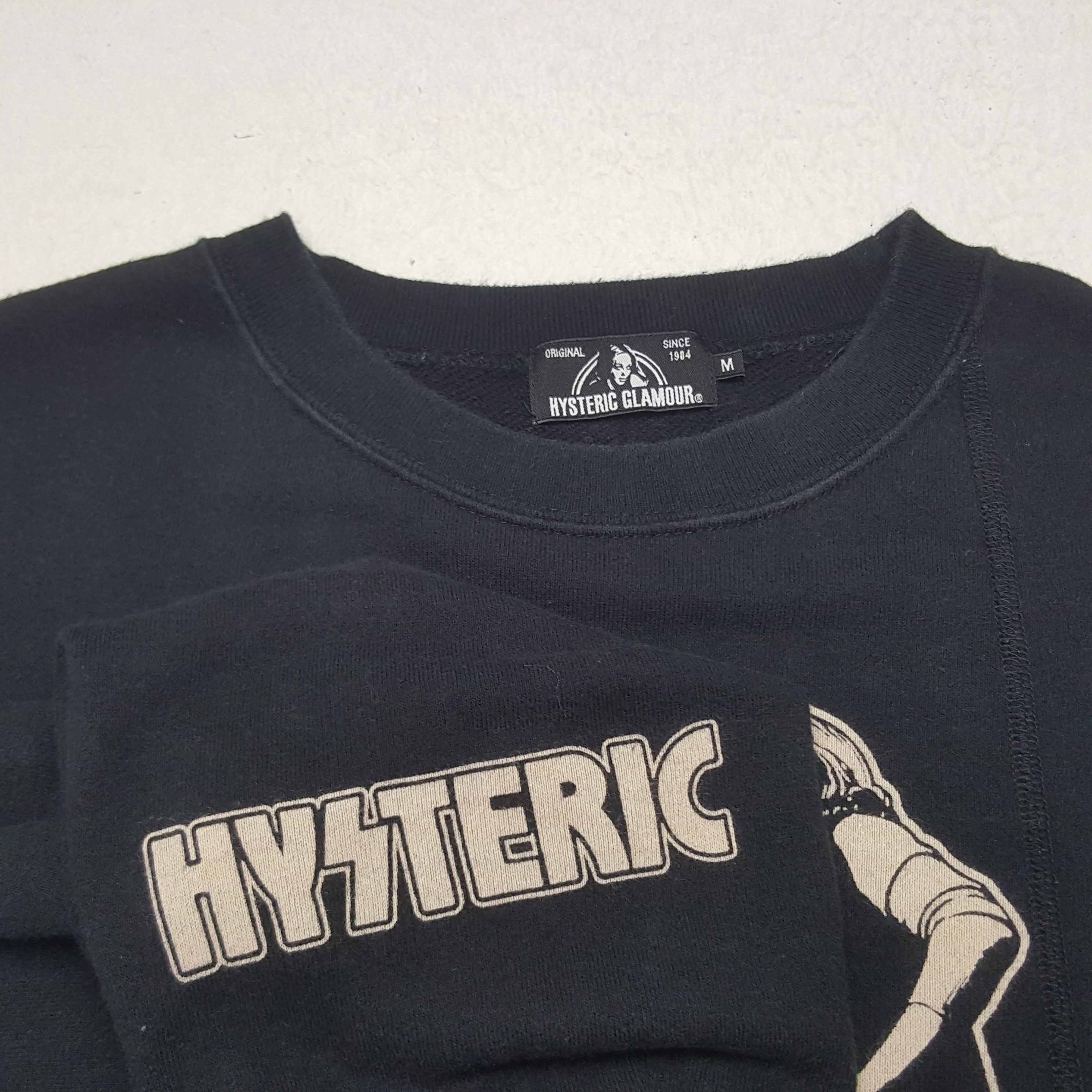 Hysteric Glamour × Japanese Brand × Vintage Vintage Hysteric Glamour Rock Japanese Brand Sweatshirt Size US S / EU 44-46 / 1 - 5 Thumbnail