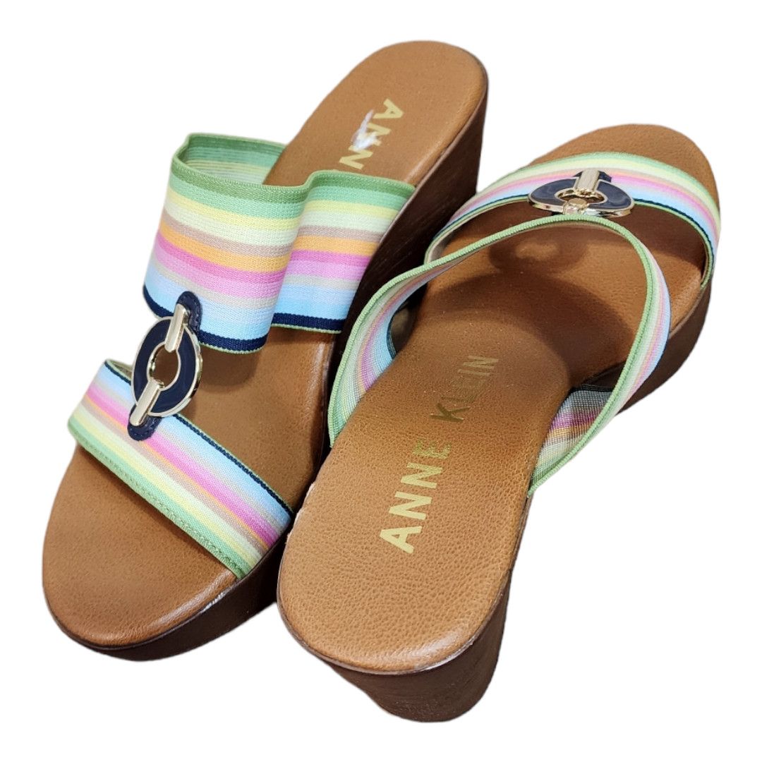 Anne Klein Anne Klein Hayda Striped Wedge Pump Women's Size 6 Size US 6.5 / IT 36.5 - 9 Thumbnail