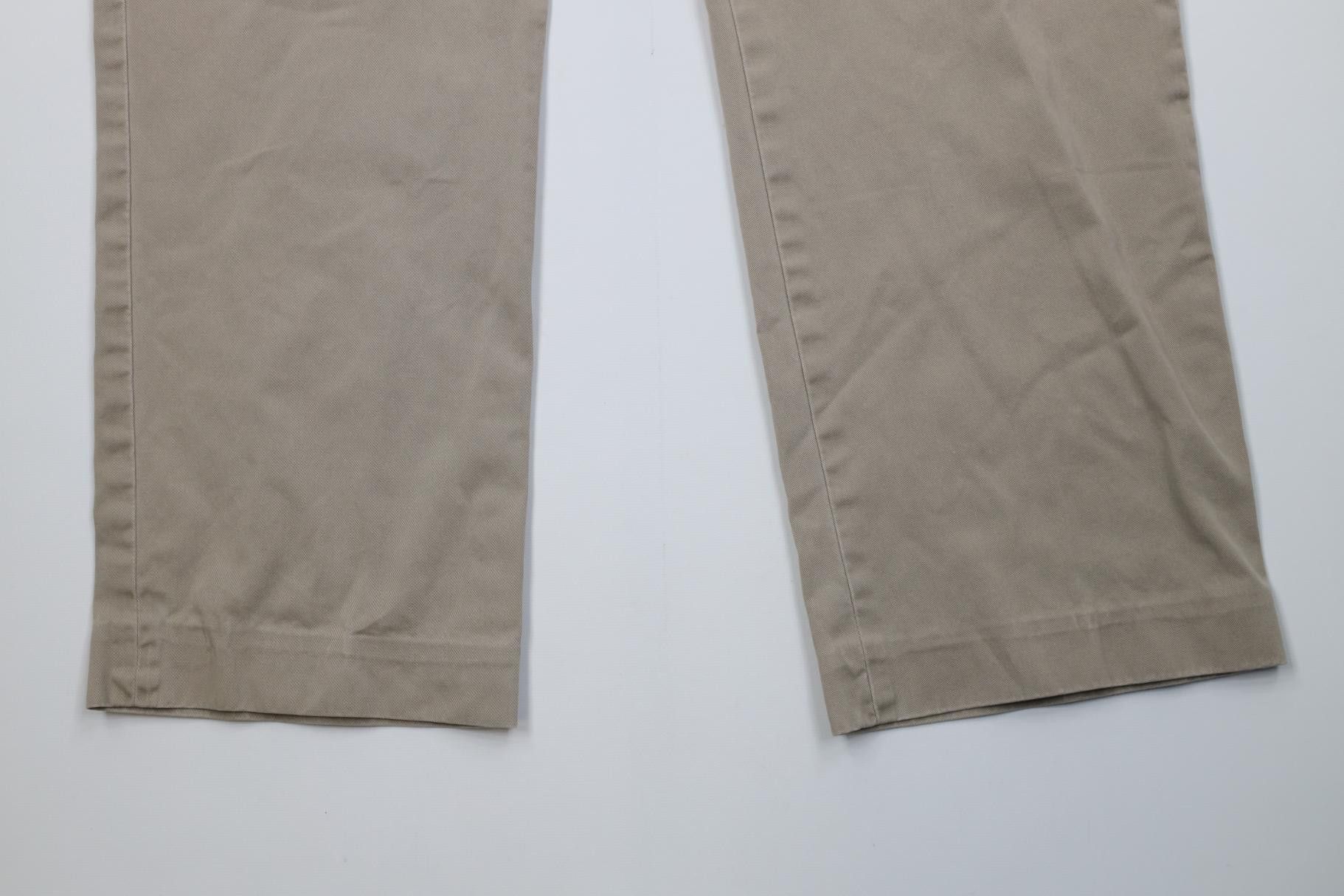 Polo Ralph Lauren Vintage Y2K Ralph Lauren Wide Leg Chino Pants Trousers Beige Size US 38 / EU 54 - 4 Thumbnail