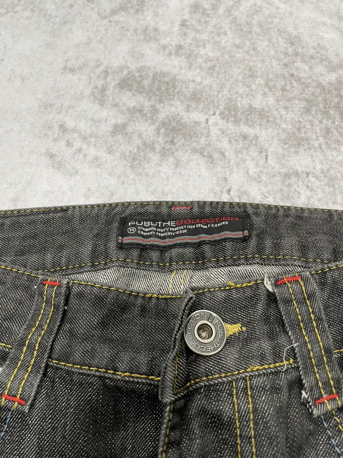 Hysteric Glamour × If Six Was Nine × Le Grande Bleu (L.G.B.) 2000s Fubu poem jnco denim y2k style Size US 29 - 5 Thumbnail