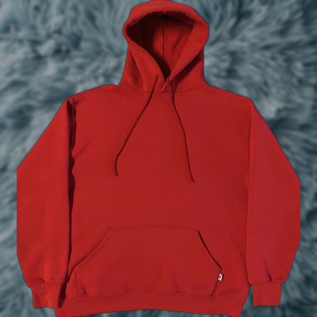 Russell Athletic Vtg 80s Russell Athletic Faded Hoodie S M USA Track Grunge PE Skate Surf Biker Punk 90s Size US S / EU 44-46 / 1 - 1 Thumbnail