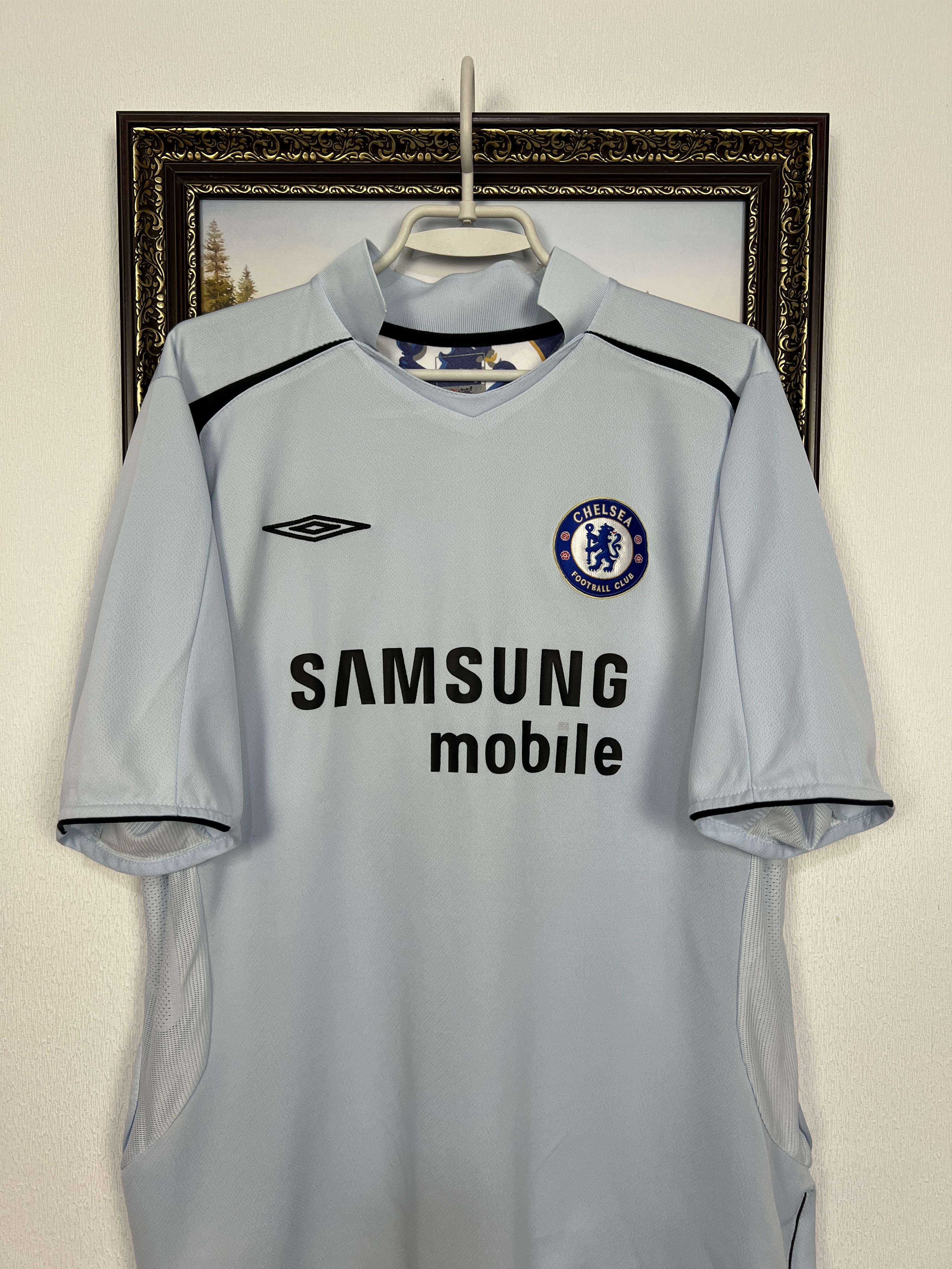 Umbro Chelsea Away football shirt 2005 Soccer #16 Robben Jersey Size US L / EU 52-54 / 3 - 2 Thumbnail