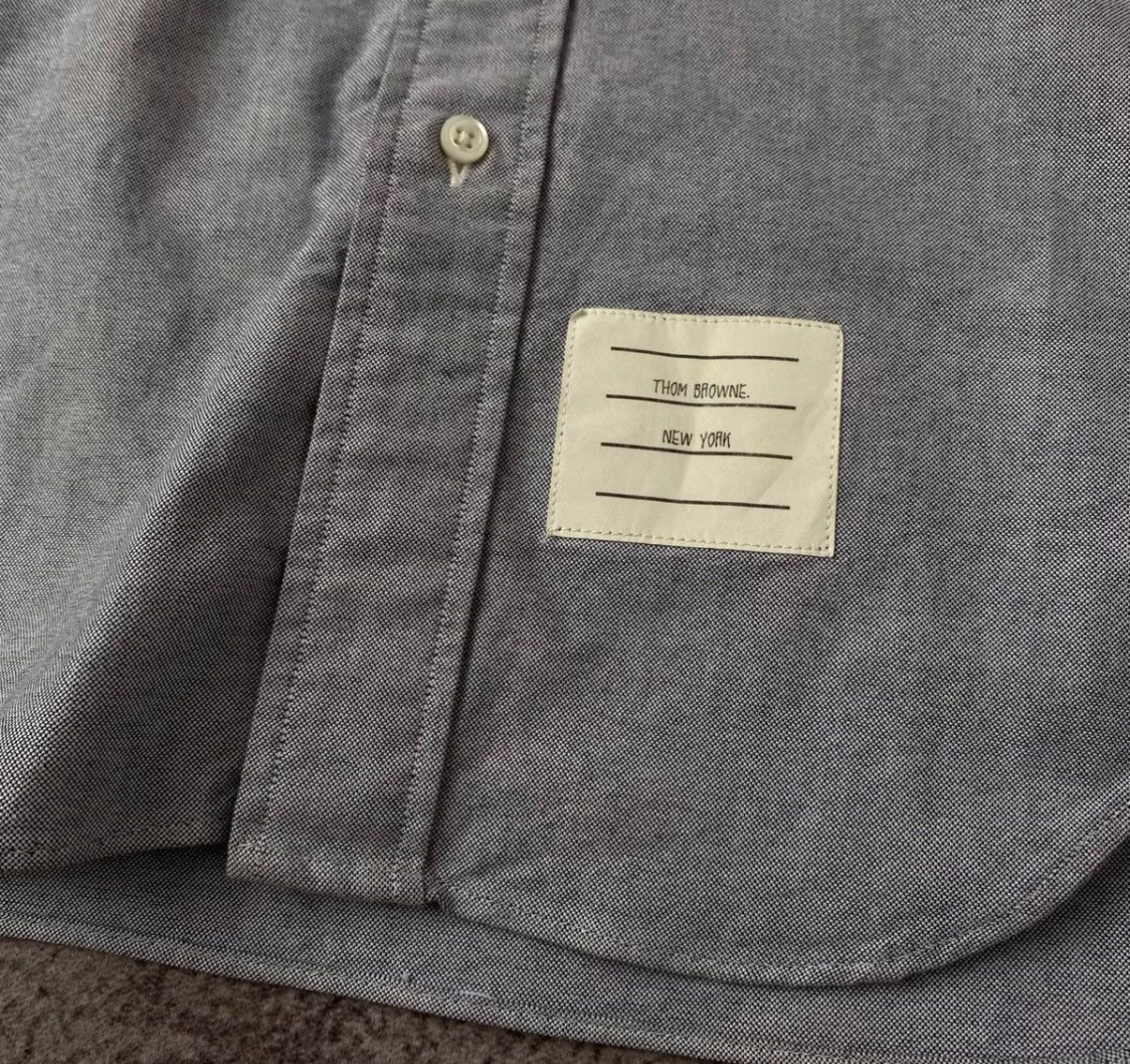 Thom Browne Thom Browne Multicolor Stripe Placket Oxford Shirt Size US M / EU 48-50 / 2 - 3 Thumbnail