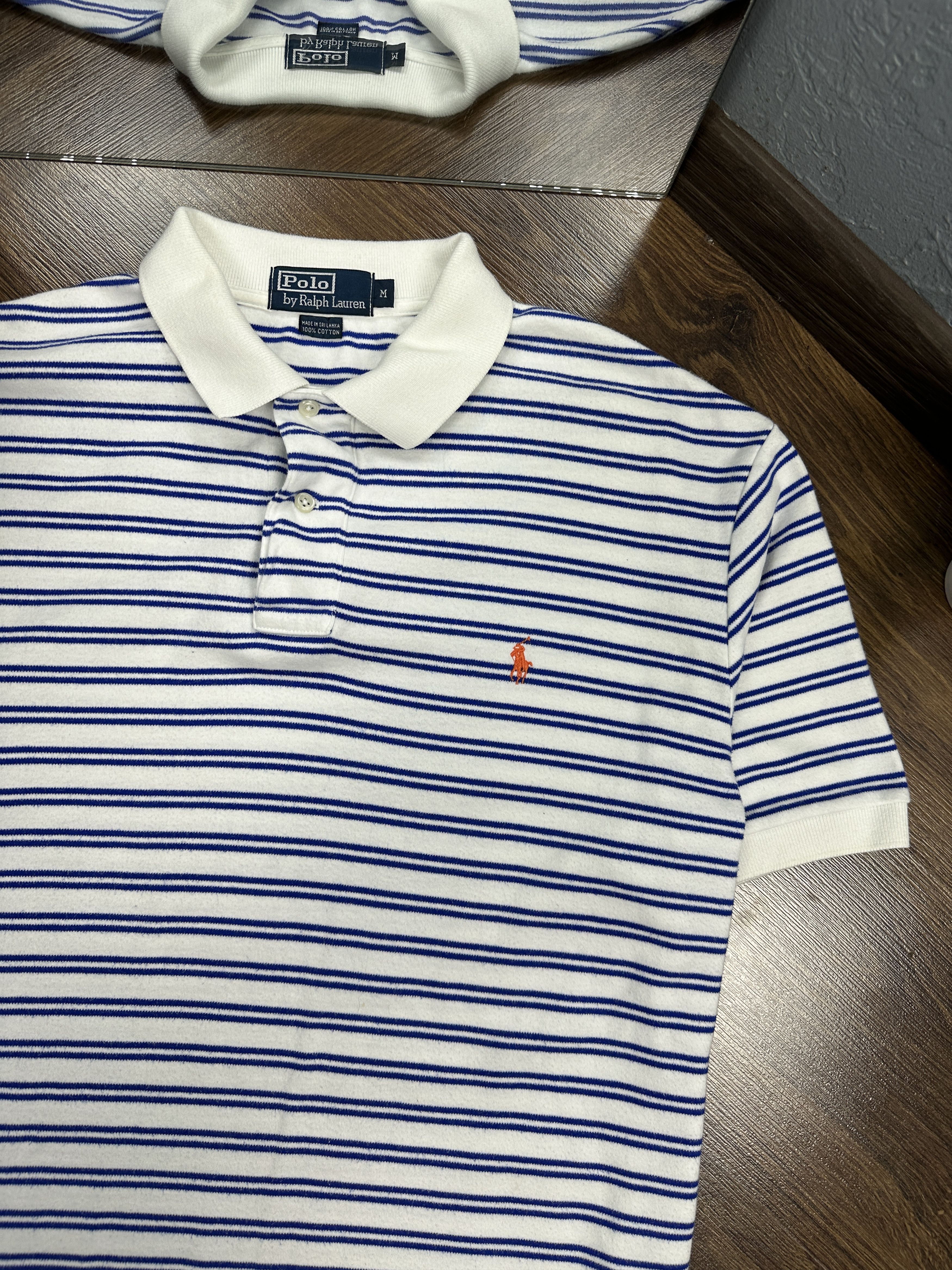 Polo Ralph Lauren × Ralph Lauren Polo Ralph Lauren Vintage Polo Striped Shirt Size US M / EU 48-50 / 2 - 2 Thumbnail