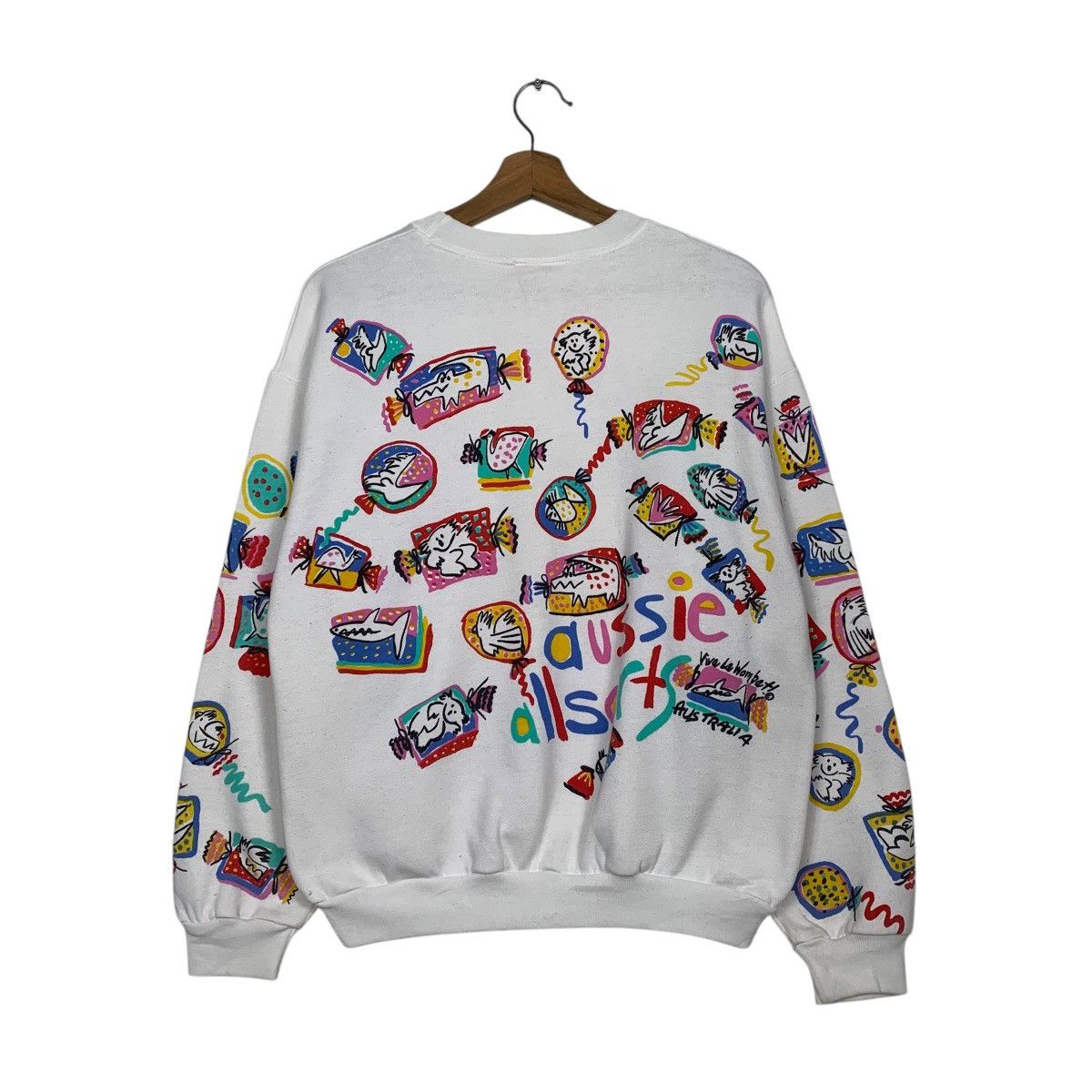 Other Vintage Viva La Wombat Australia Full Print Sweatshirt Size US S / EU 44-46 / 1 - 7 Thumbnail
