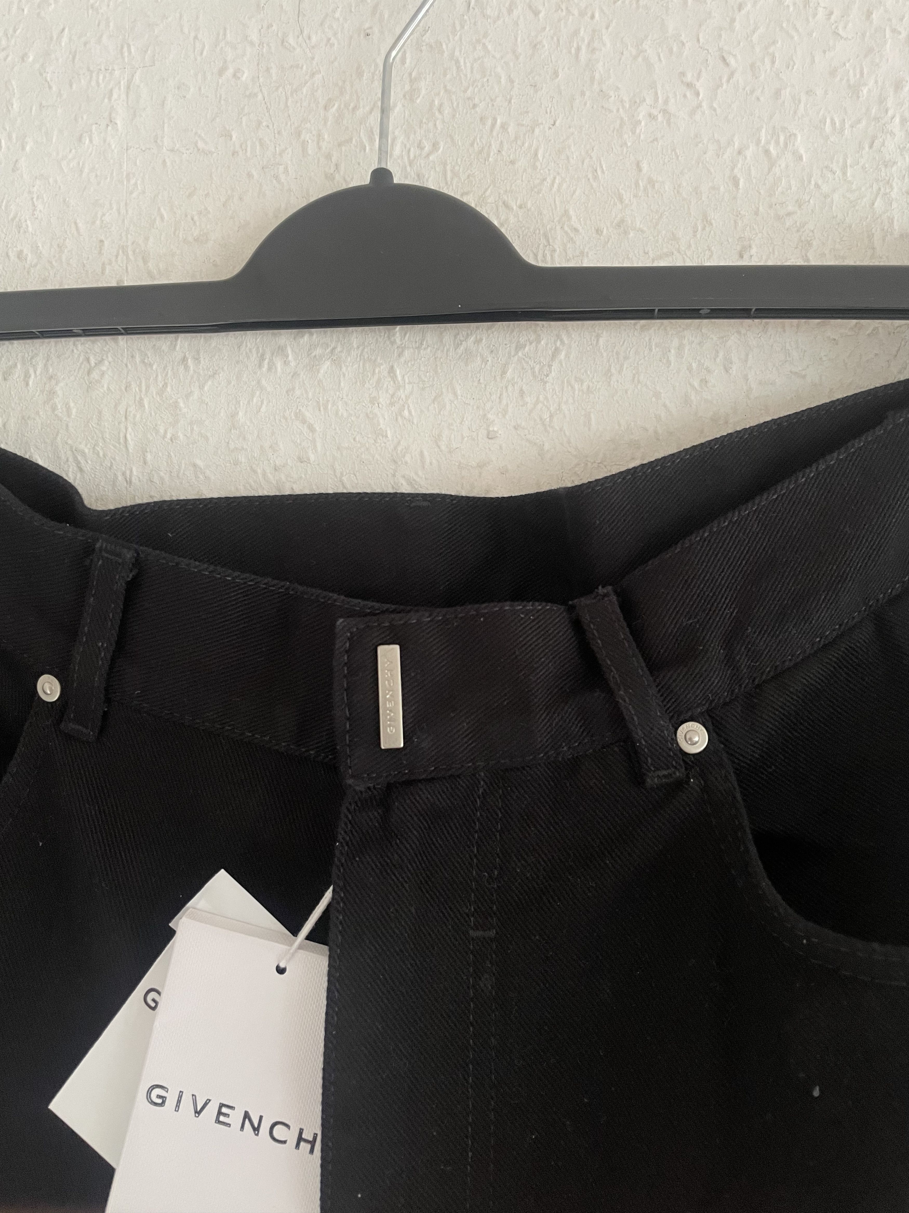 Givenchy Convertible Zip-Off Cargo Jeans Black Size US 34 / EU 50 - 8 Thumbnail