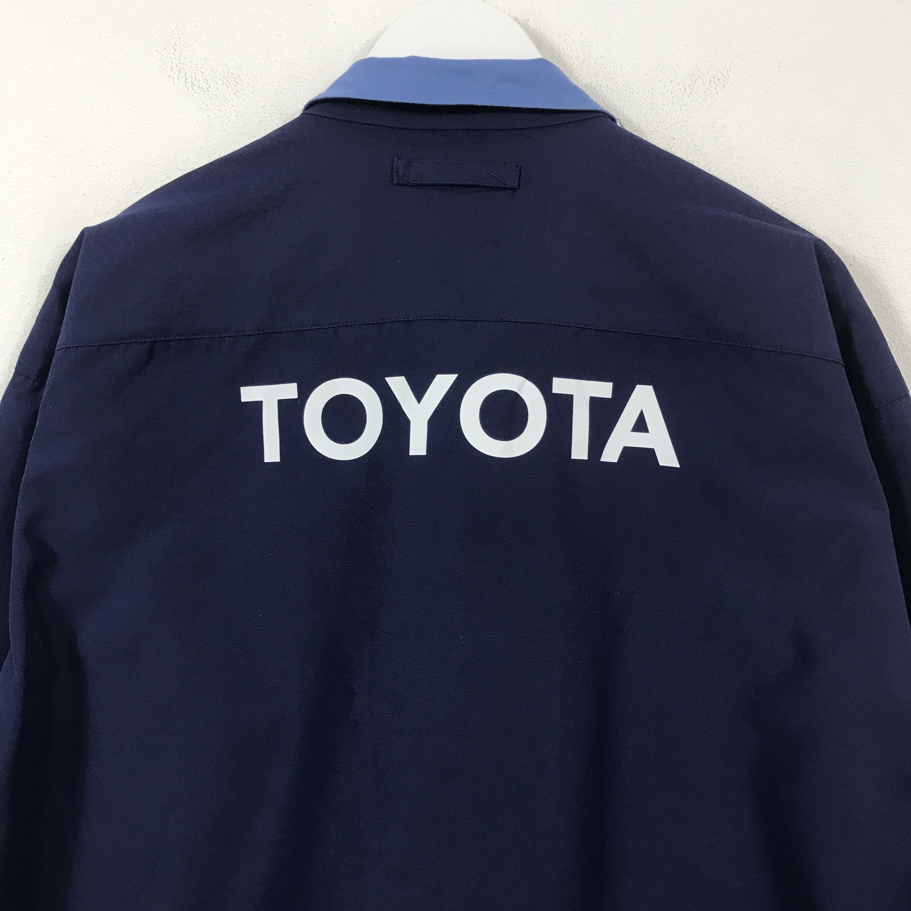 Japanese Brand Toyota Japan Blue Jacket Work uniform Custom jacketK73B3 Size US L / EU 52-54 / 3 - 2 Thumbnail