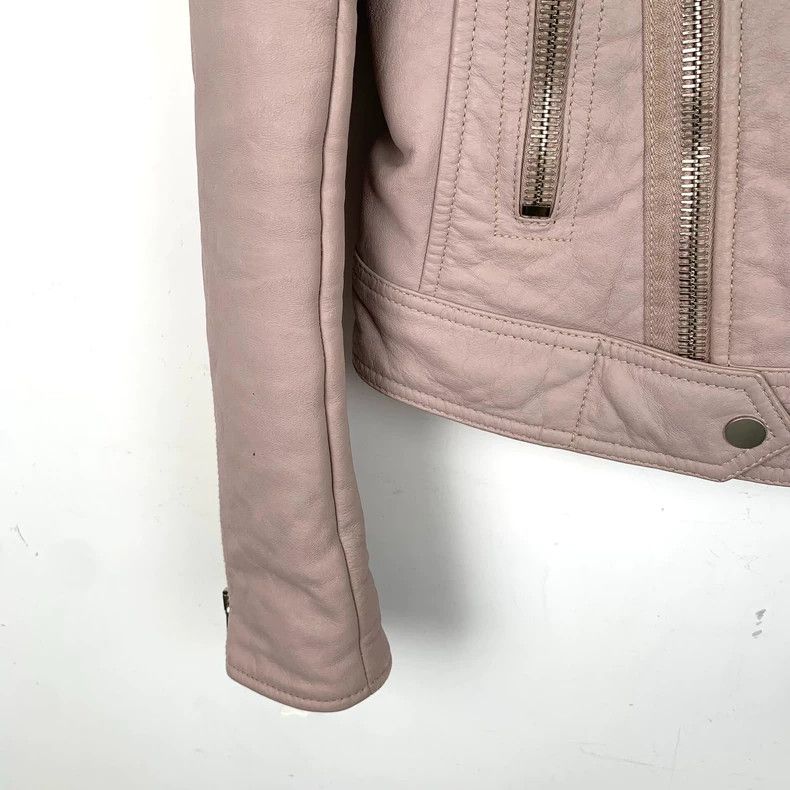 Balenciaga Balenciaga size 34 Light purple sheepskin long-sleeved jac Size XXS / US 00 / IT 34 - 4 Thumbnail