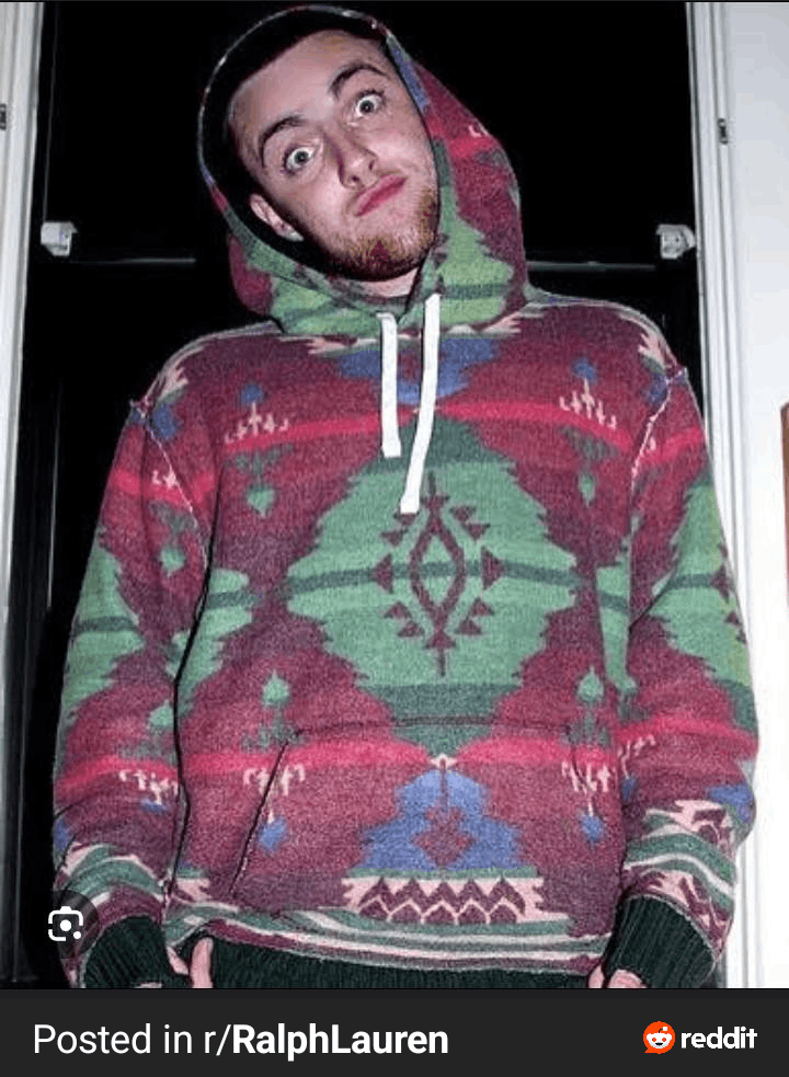 Polo Ralph Lauren Mac Miller Polo Ralph Lauren Aztec Navajo Knit hoodie Size US M / EU 48-50 / 2 - 5 Thumbnail