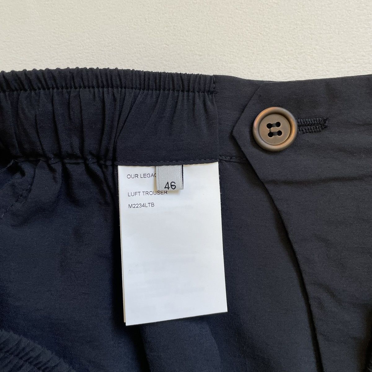 Our Legacy Black Nylon Wide Leg ‘Luft’ Pants Size US 32 / EU 48 - 5 Thumbnail