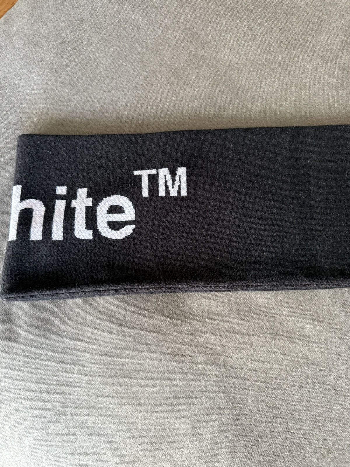 Off-White OFF-WHITE Diagonal Big Logo Scarf Size ONE SIZE - 13 Thumbnail