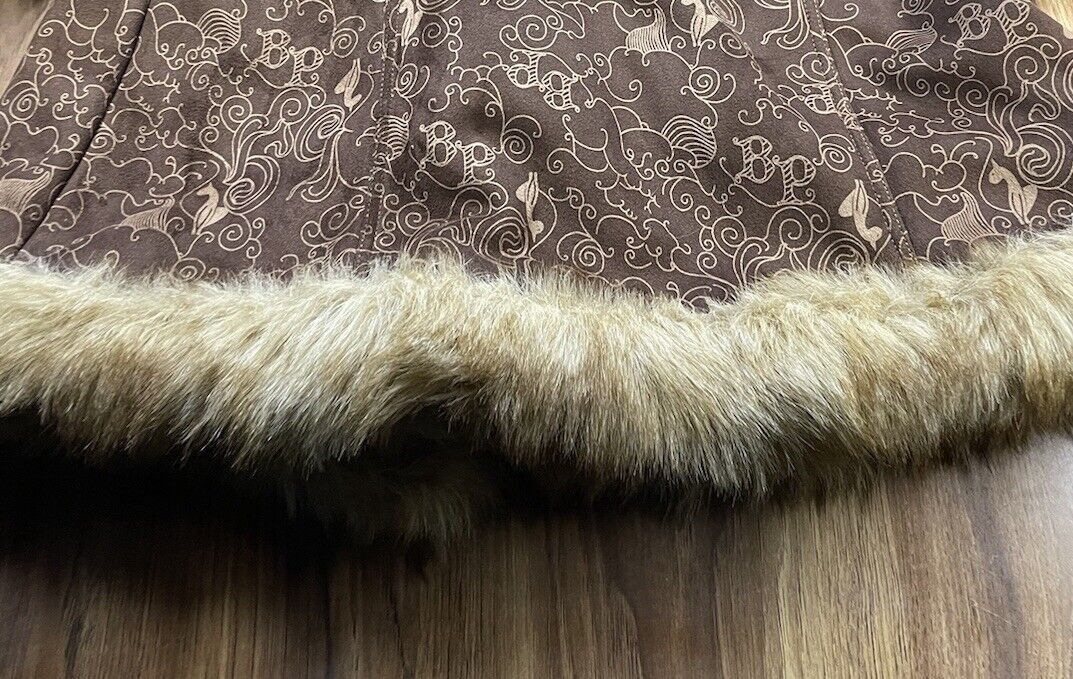 Phat Farm Baby Phat Brown Faux Fur Women’s Vtg Coat - Size Large Size L / US 10 / IT 46 - 16 Thumbnail