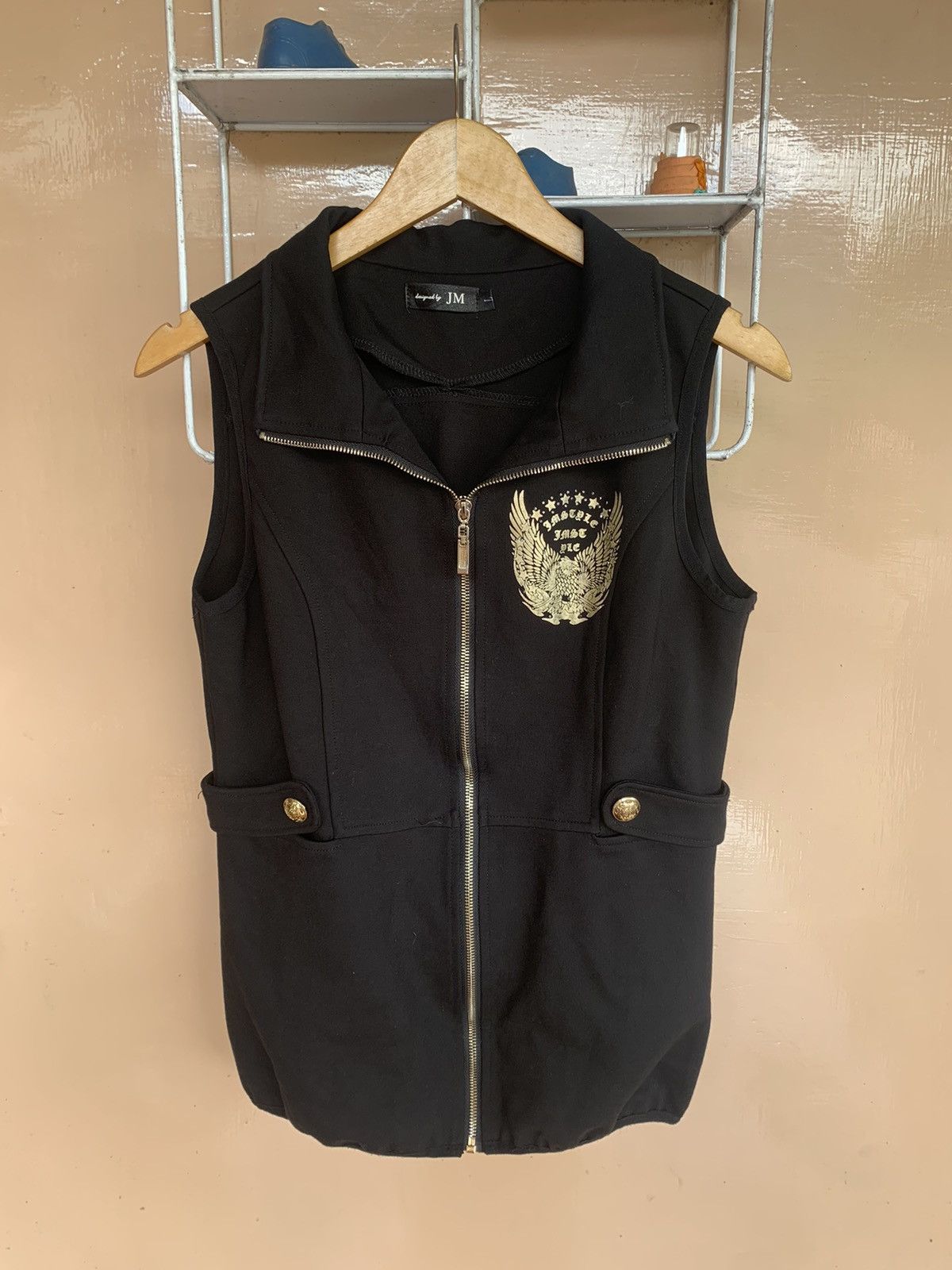 If Six Was Nine × Japanese Brand 💸BINDINGOFFER💸Japanese Vest Zipper lgb styled Size US S / EU 44-46 / 1 - 2 Thumbnail
