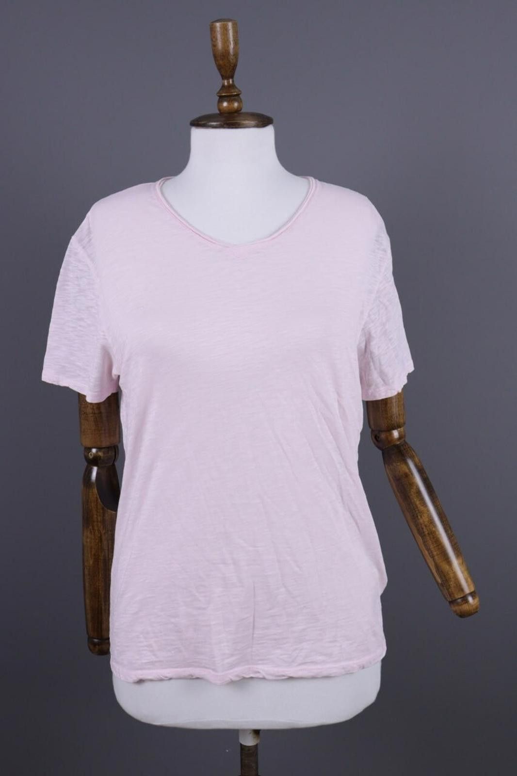 Zadig & Voltaire Zadig & Voltaire Pink Scoop Neck Summer T-Shirt Size M Size M / US 6-8 / IT 42-44 - 1 Thumbnail