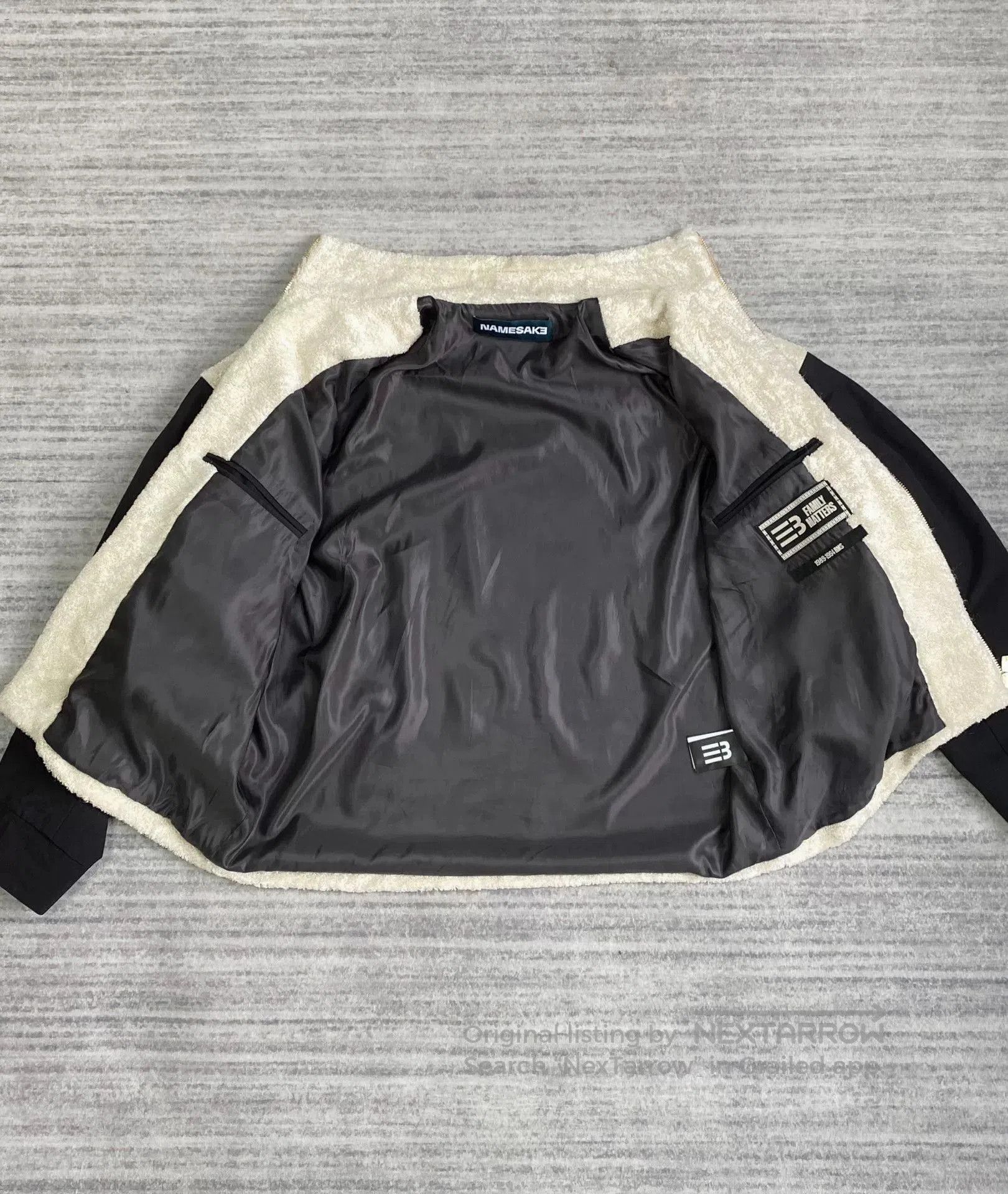 NAMESAKE black and white fleece jacket with color blocking. Size US S / EU 44-46 / 1 - 3 Thumbnail