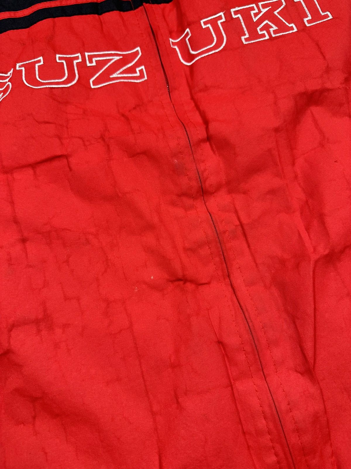 Vintage ‼️ Vintage y2k Suzuki Racing Jacket Red Size US XXL / EU 58 / 5 - 7 Thumbnail
