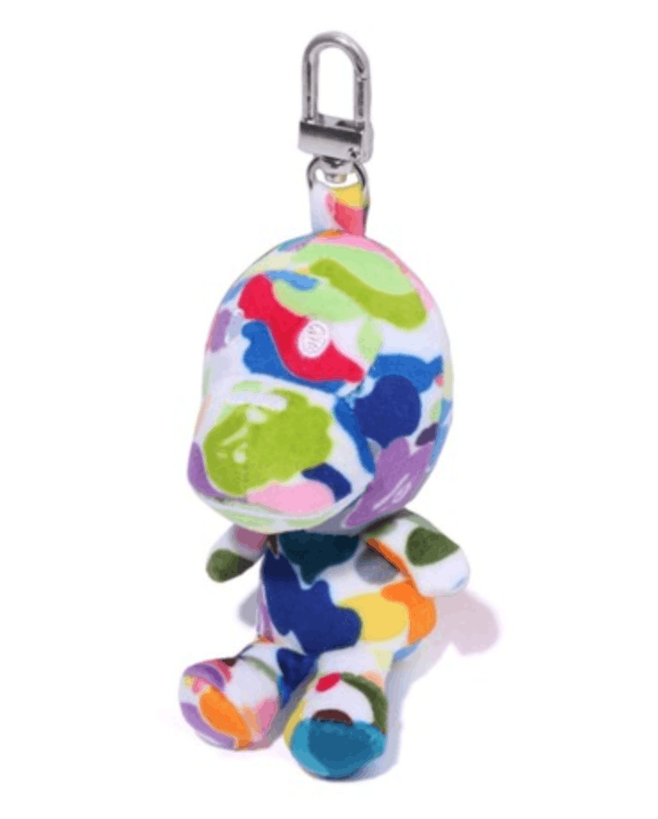 Bape MULTI CAMO BABY MILO PLUSH DOLL KEY CHAIN Size ONE SIZE - 2 Thumbnail