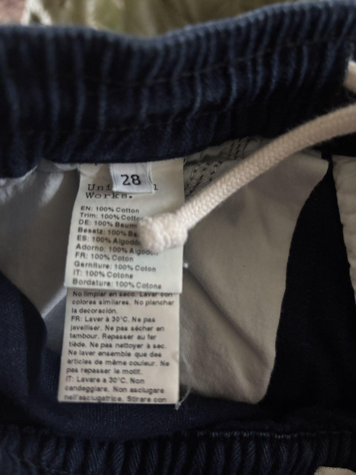Universal Works Universal Works Navy Cotton Pants Workwear Men’s Size 30 Size US 30 / EU 46 - 2 Thumbnail