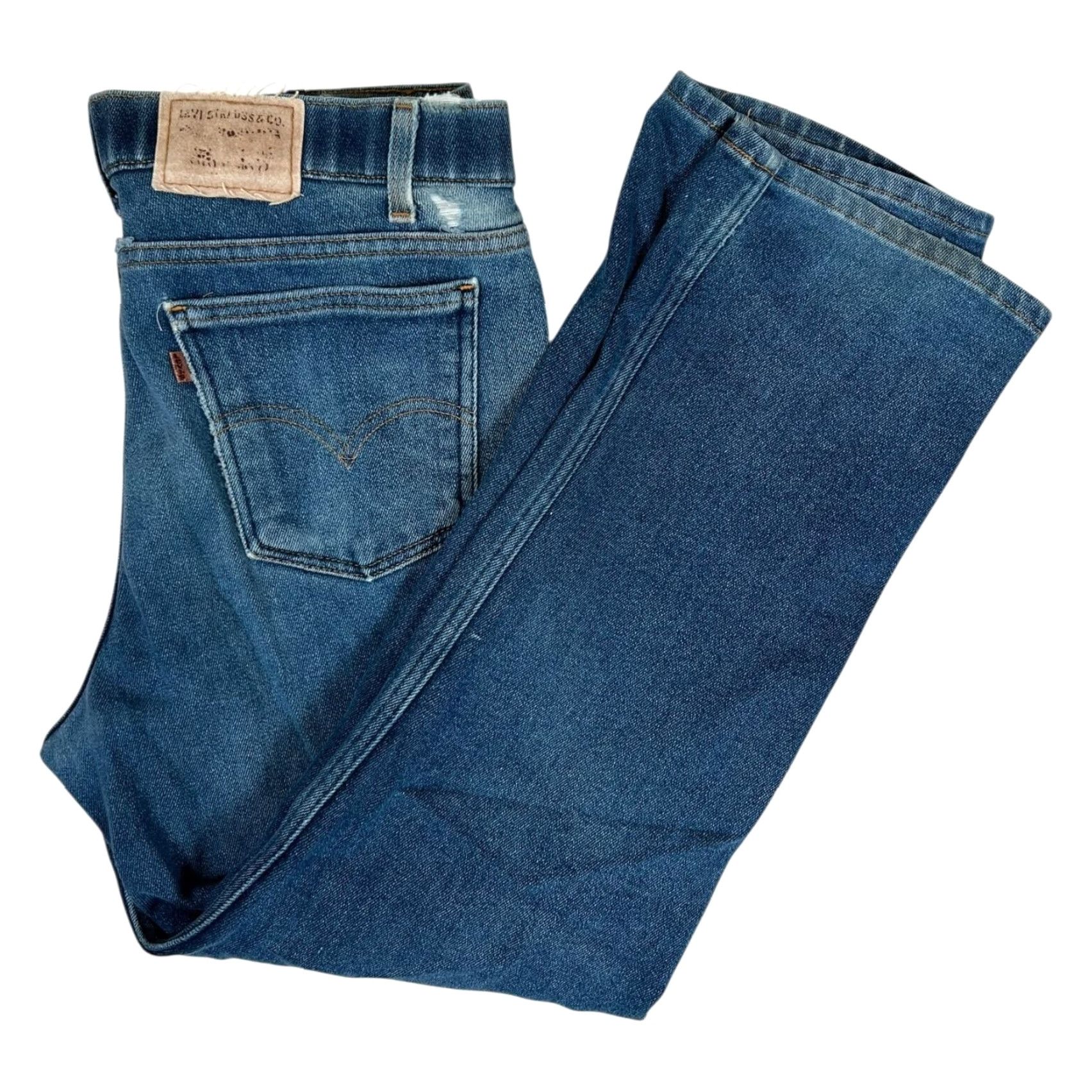 Levi's VINTAGE Levi's Action Jeans Mens 38x30 Blue Jeans Regular Waist 38 Inseam 30 USA Made Denim Size US 38 / EU 54 - 2 Thumbnail