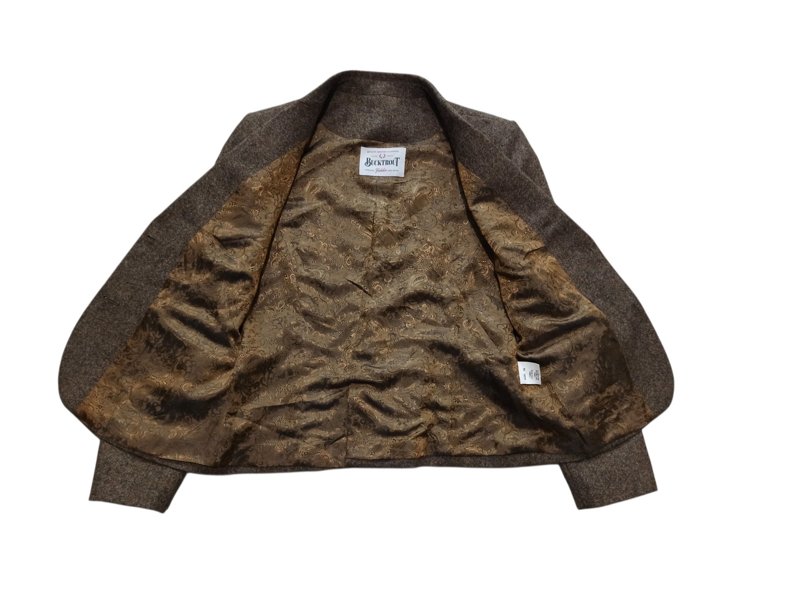 Other Bucktrout Tailoring Tweed Blazer Size L / US 10 / IT 46 - 2 Thumbnail