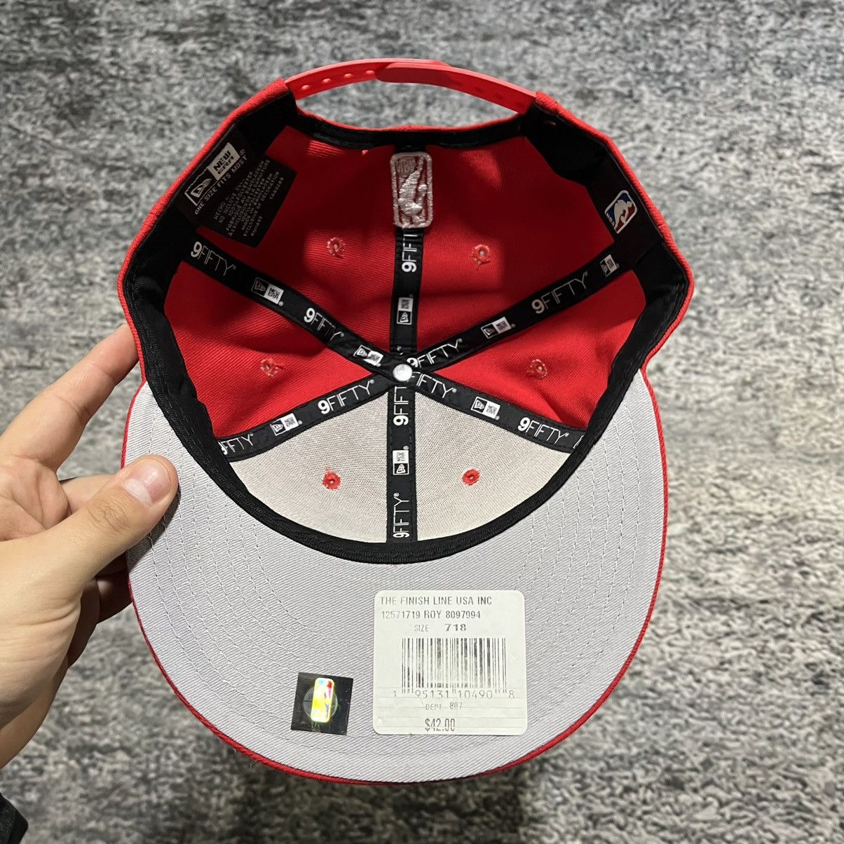 New Era New Era 9Fifty Chicago Bulls NBA Red Snapback Hat Size ONE SIZE - 5 Thumbnail